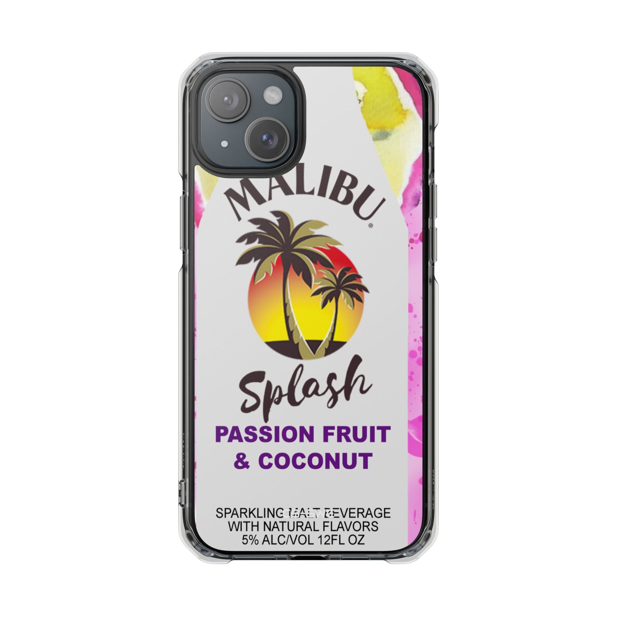 Tropical Sunset Splash iPhone Case - Impact