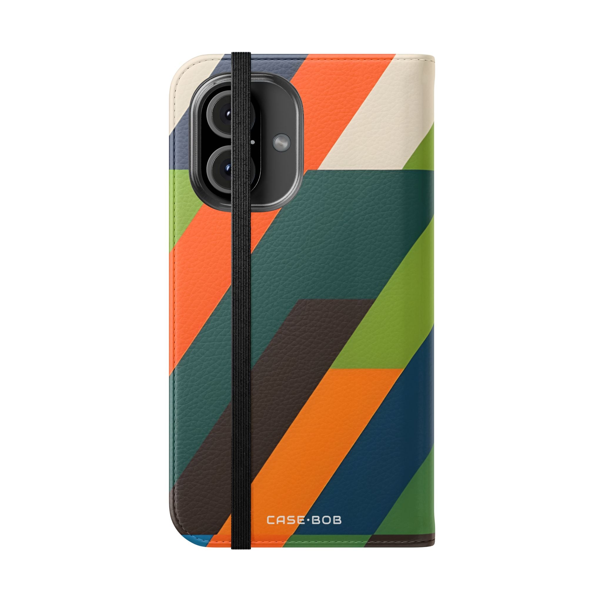 Zigzag Strepen - iPhone 16 Case - Portemonnee
