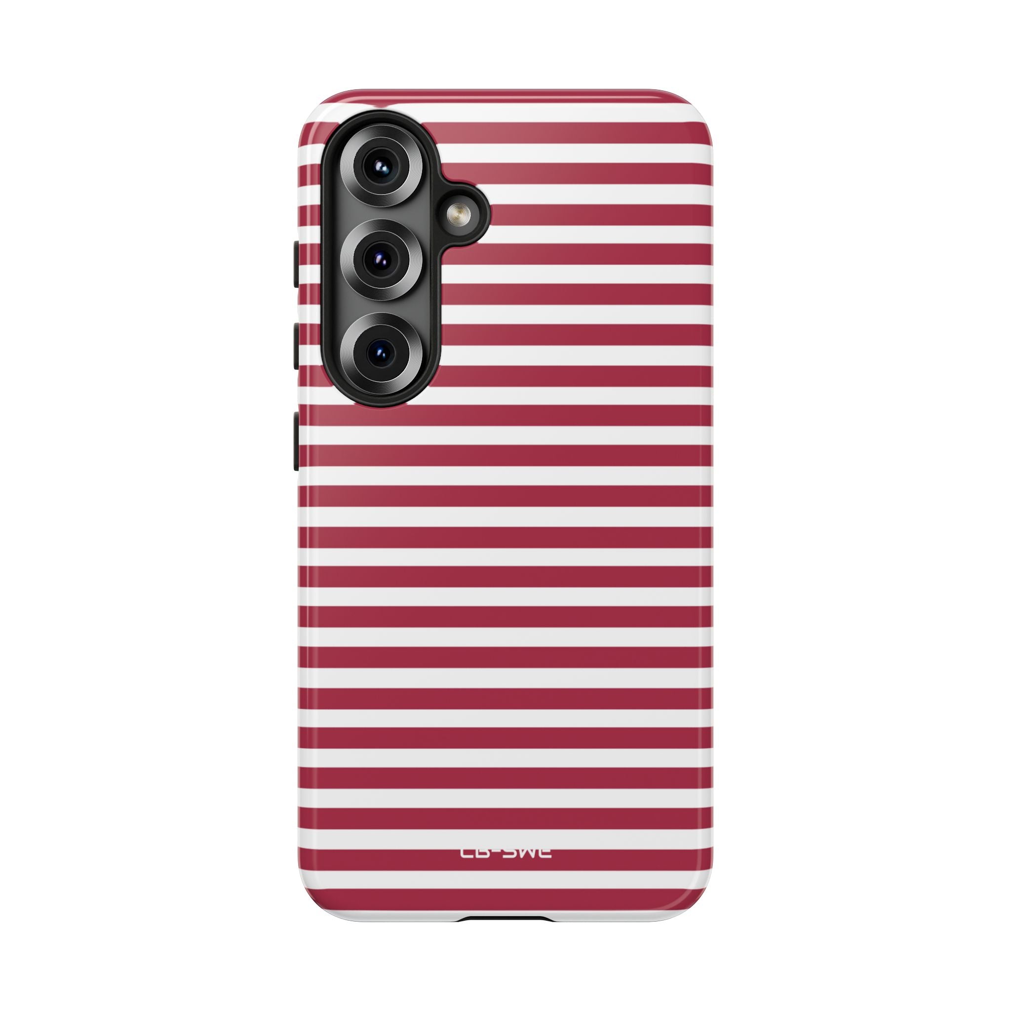 Crimson Stripes Flow - Samsung Case