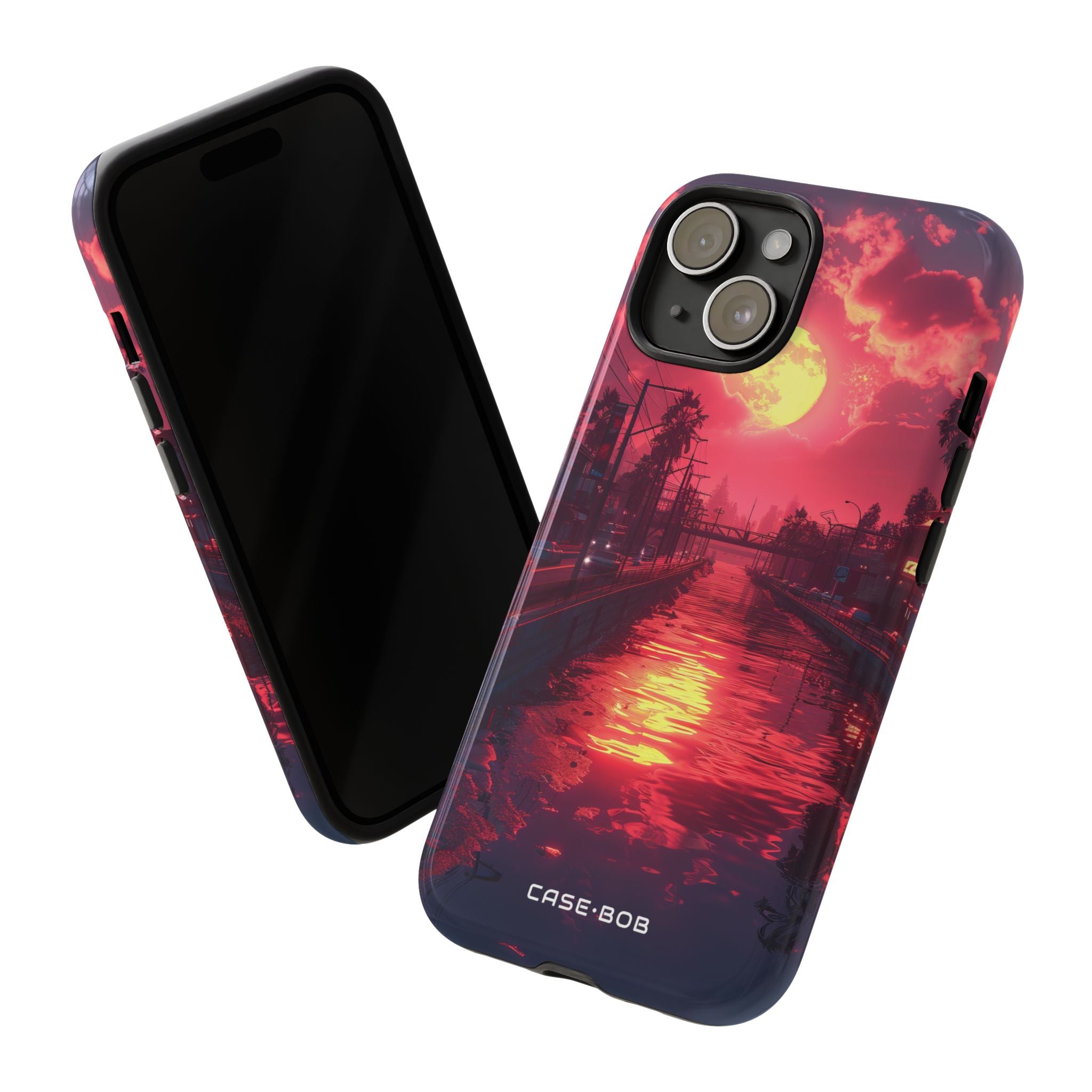 Luminous Moonlight iPhone 15 Case - Tough