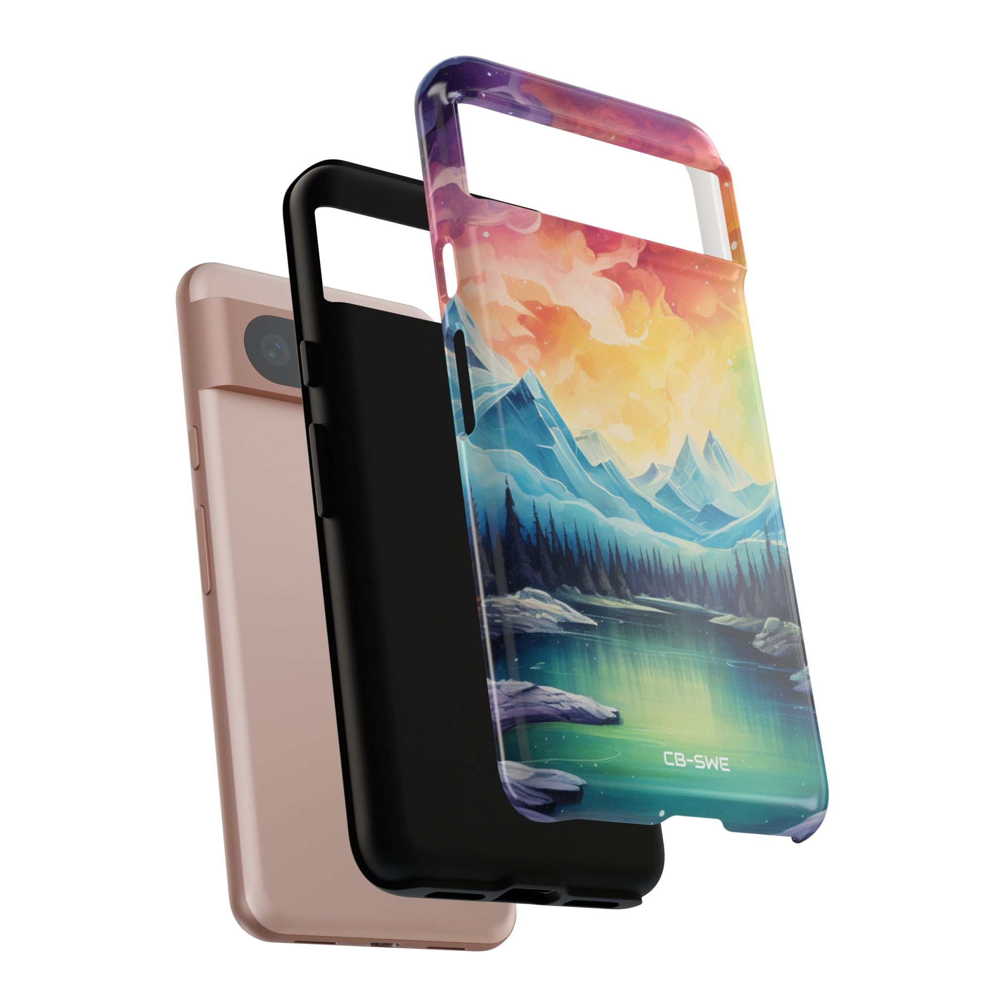 Mystical Mountain Sunset - Google Pixel Case