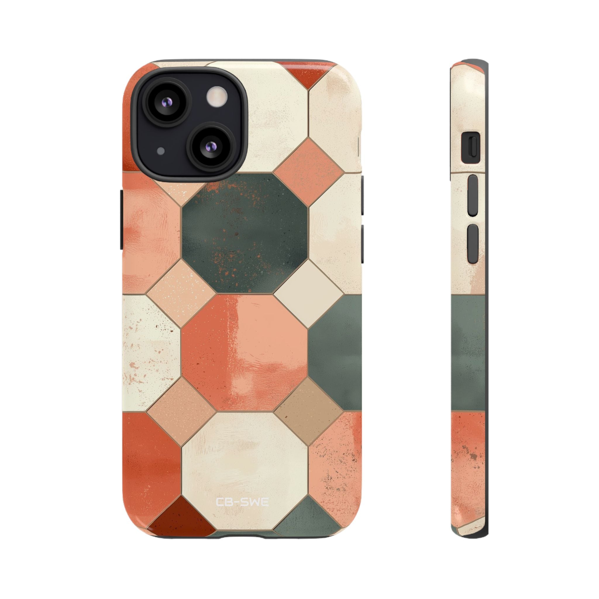 Terracotta Tiles Interlock - iPhone Case
