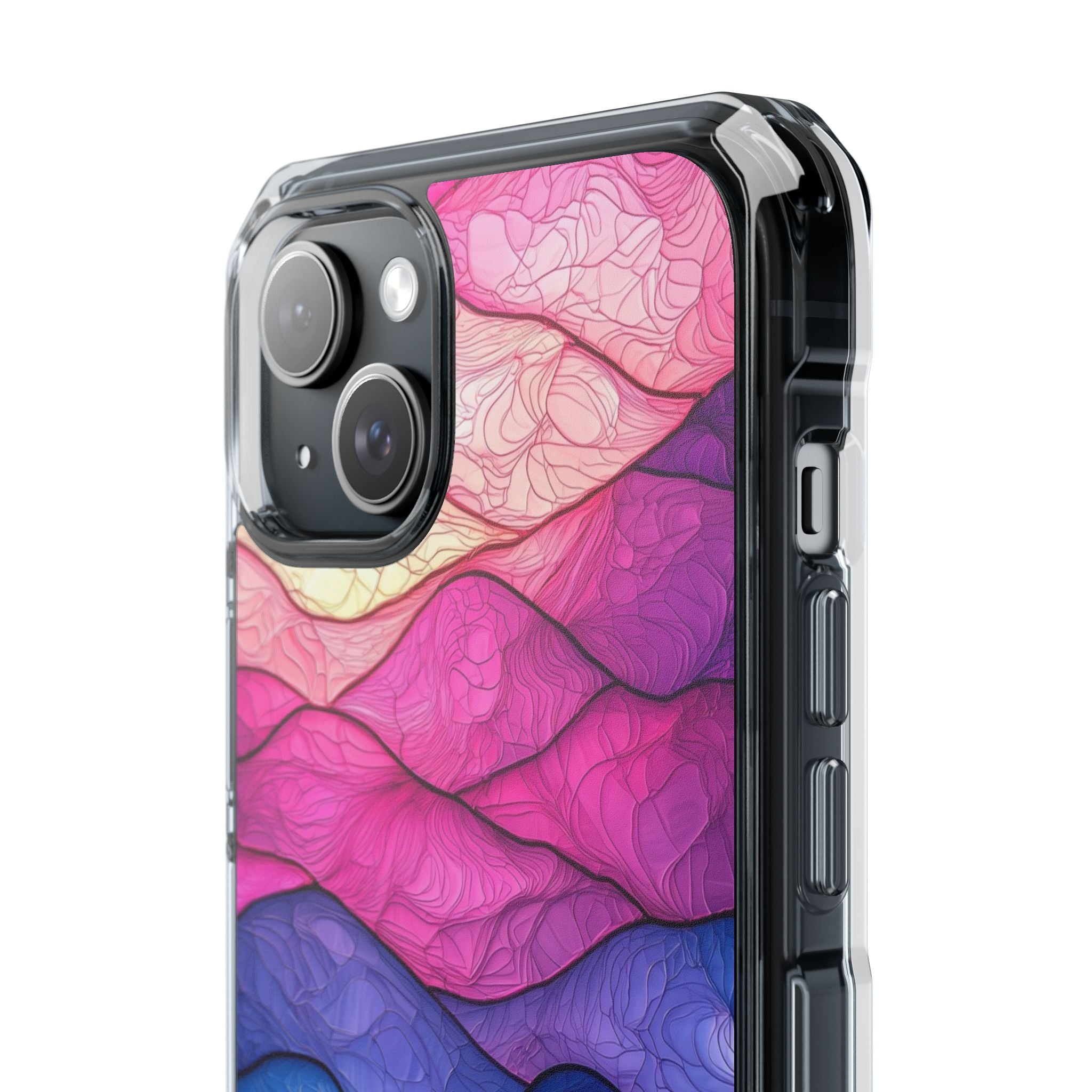 Wavy Vein Gradient iPhone 15 Plus Case - Impact