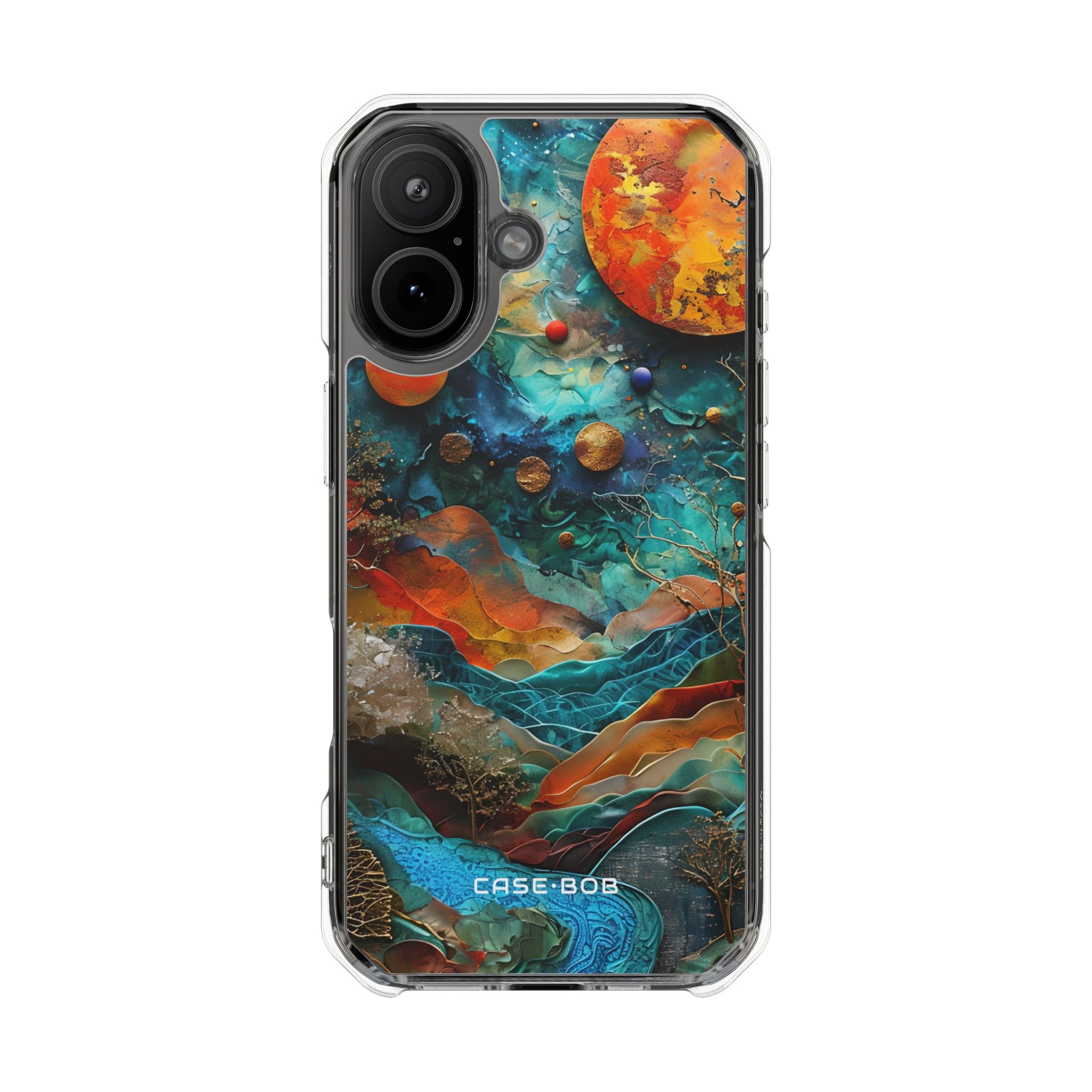 Solar Orb Glow iPhone 17 Cover - Impact