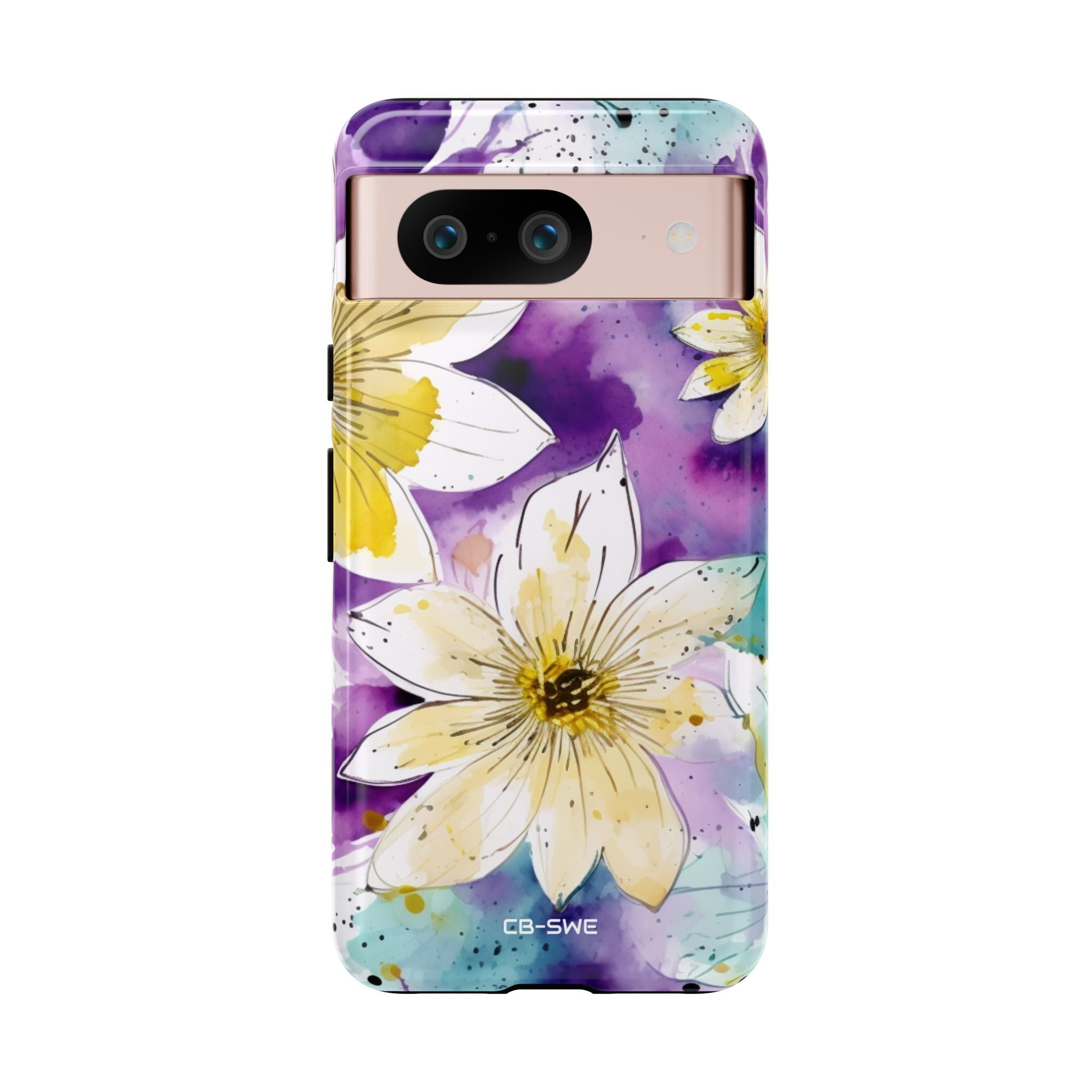 Vibrant Watercolor Flowers - Google Pixel Case