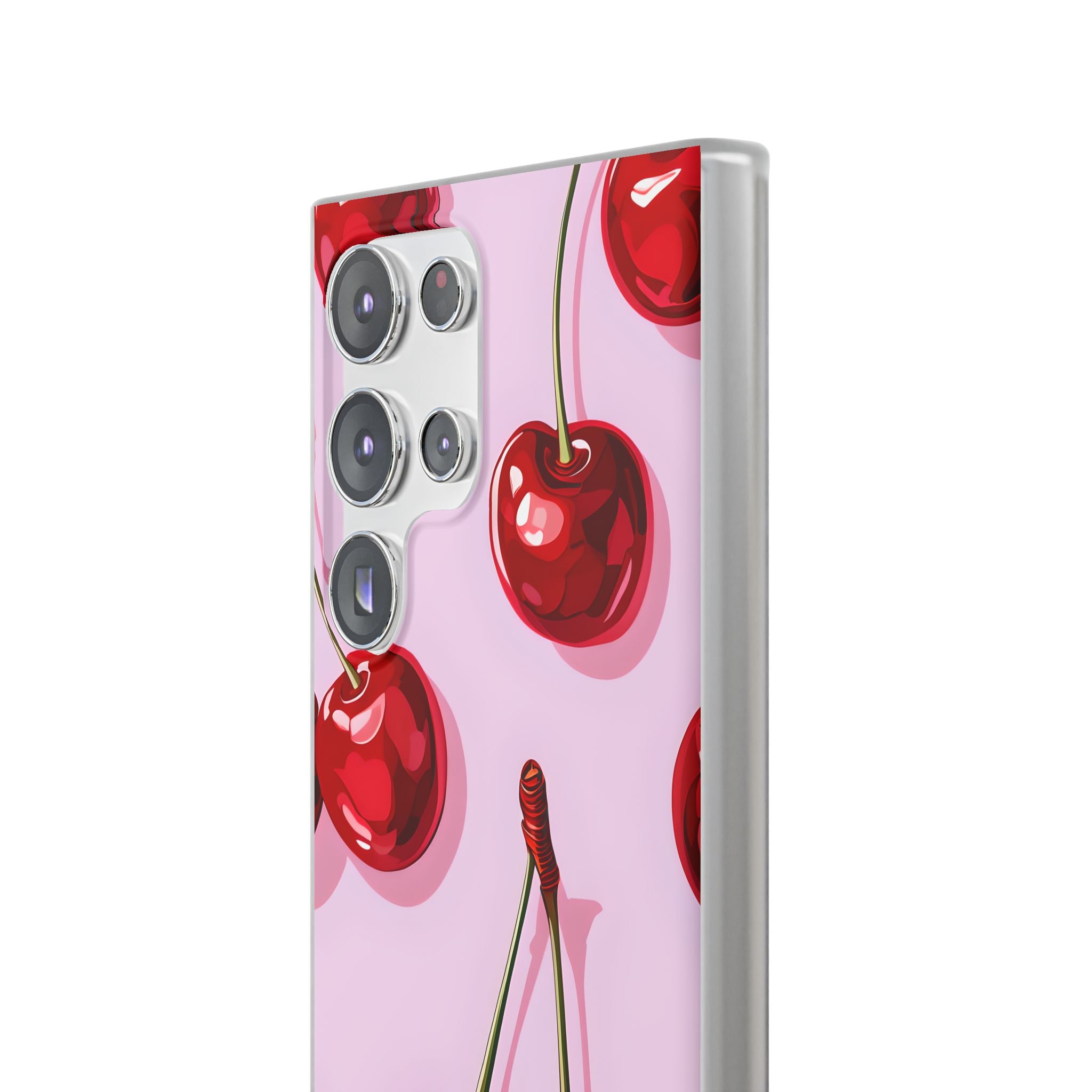 Glossy Cherry Burst Samsung S23 Ultra Case - Soft
