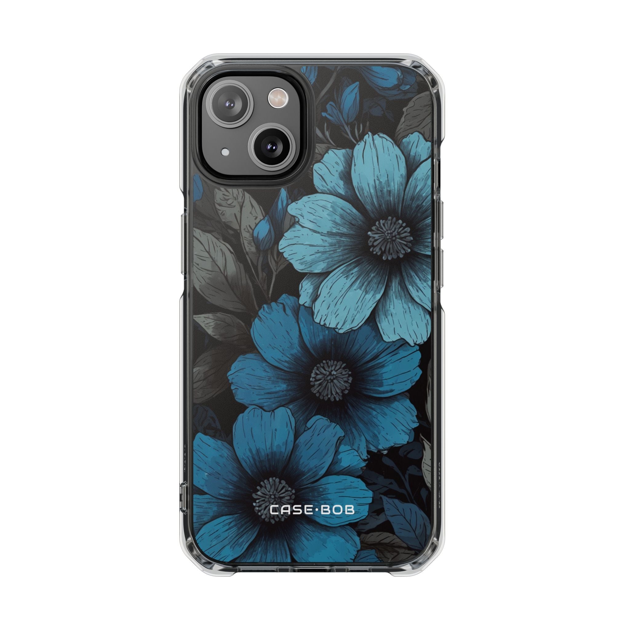 Blue Petal Radiance iPhone 14 Case - Impact