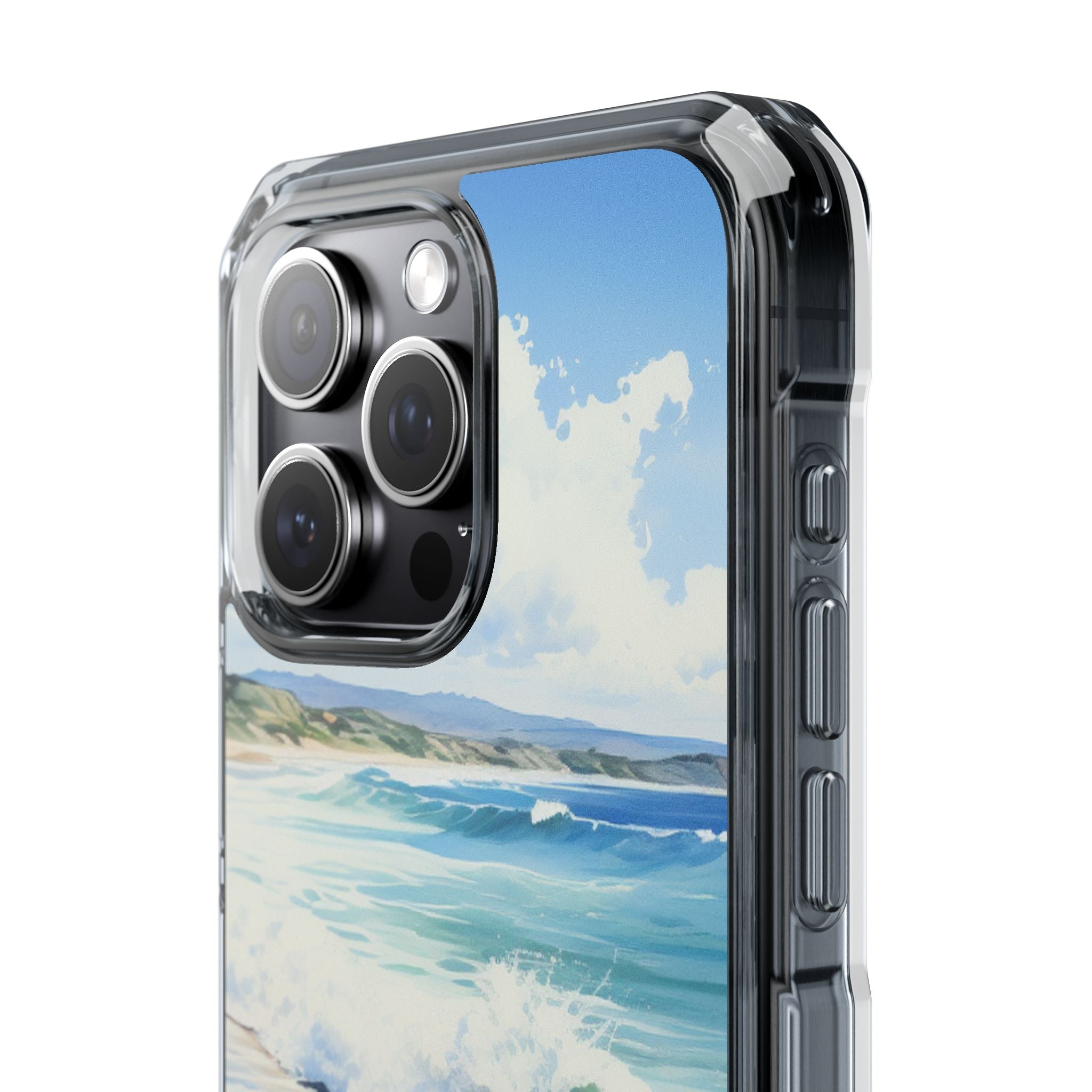 Serene Coastal Watercolors iPhone Case - Impact