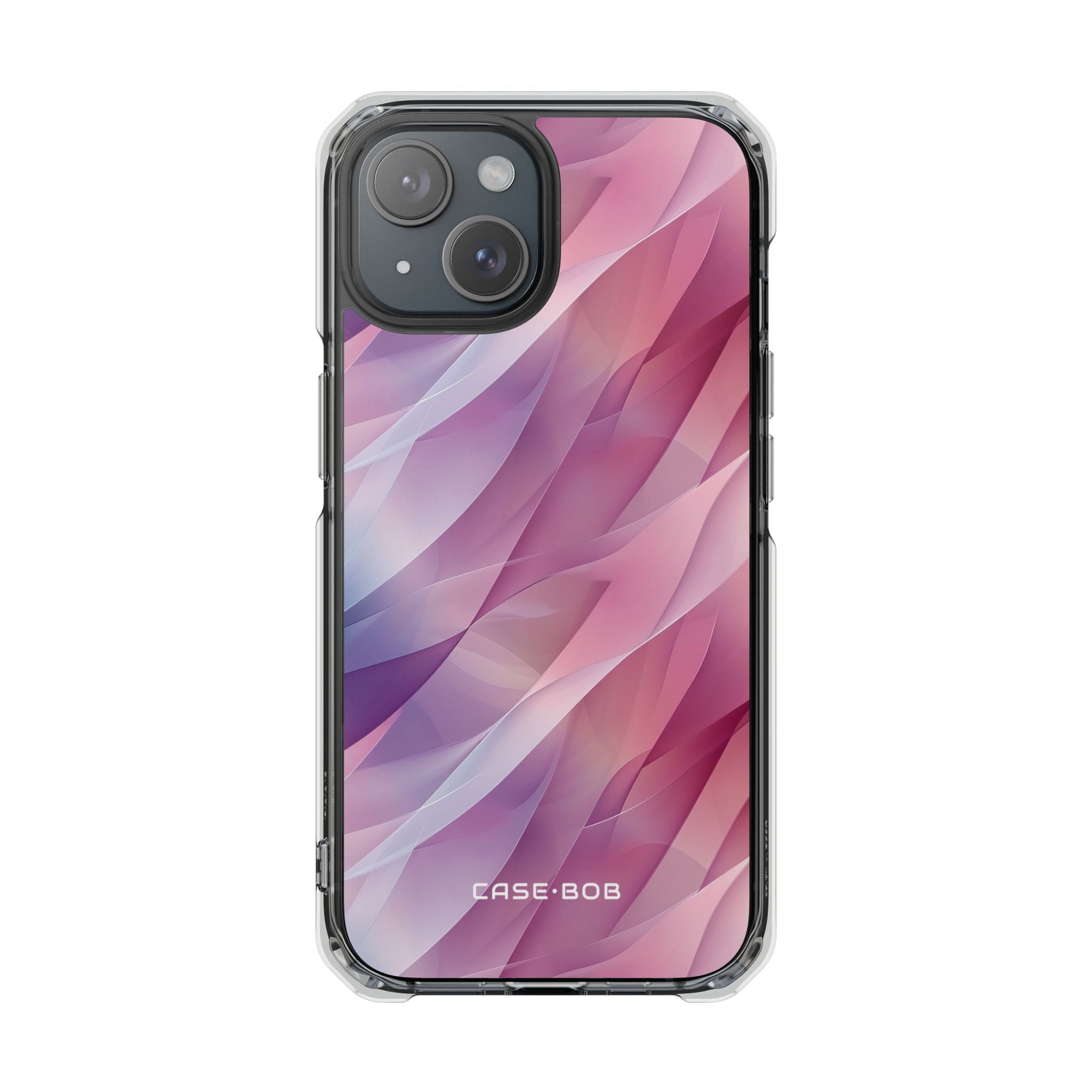 Pink Wave Cascade iPhone 15 Case - Impact