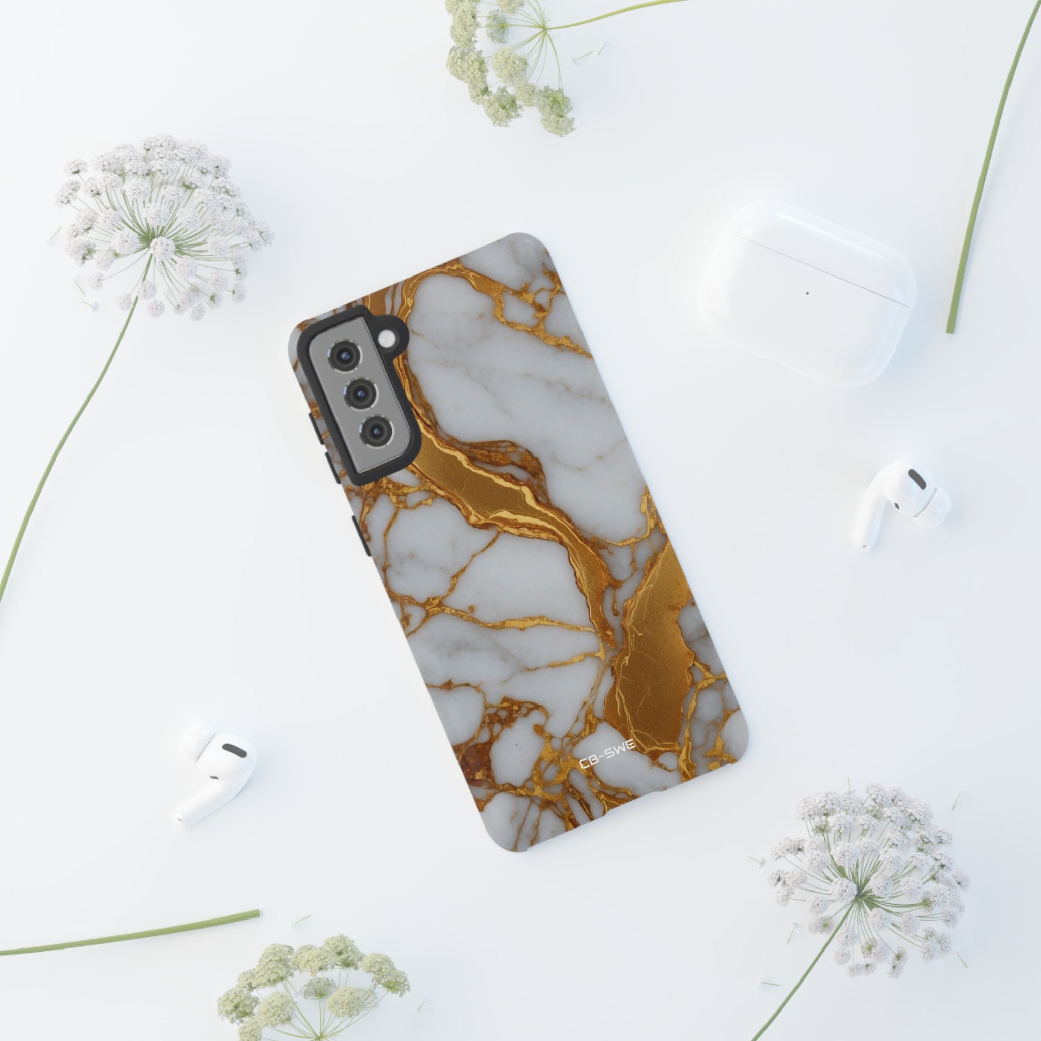 Golden Veins Flow - Samsung Case
