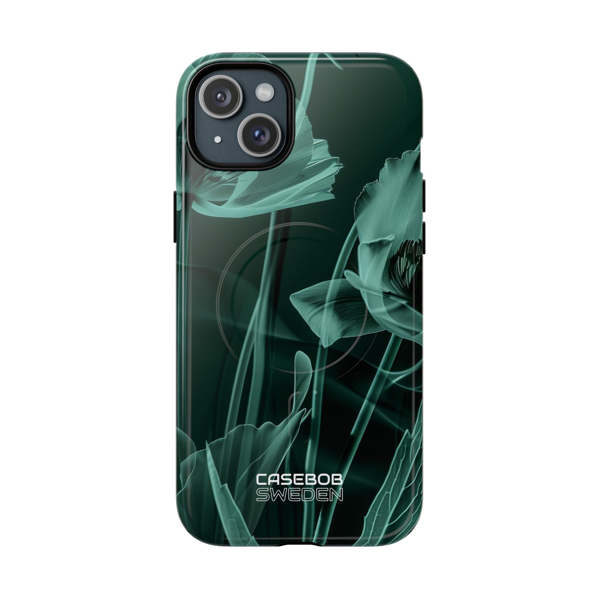 Teal Bloom Radiance iPhone 15 - Tough+