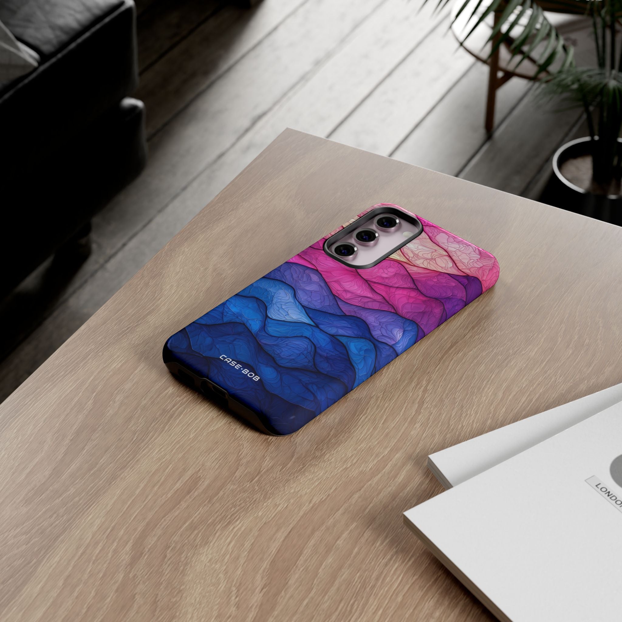 Wavy Vein Gradient Samsung S23 Plus Case - Tough