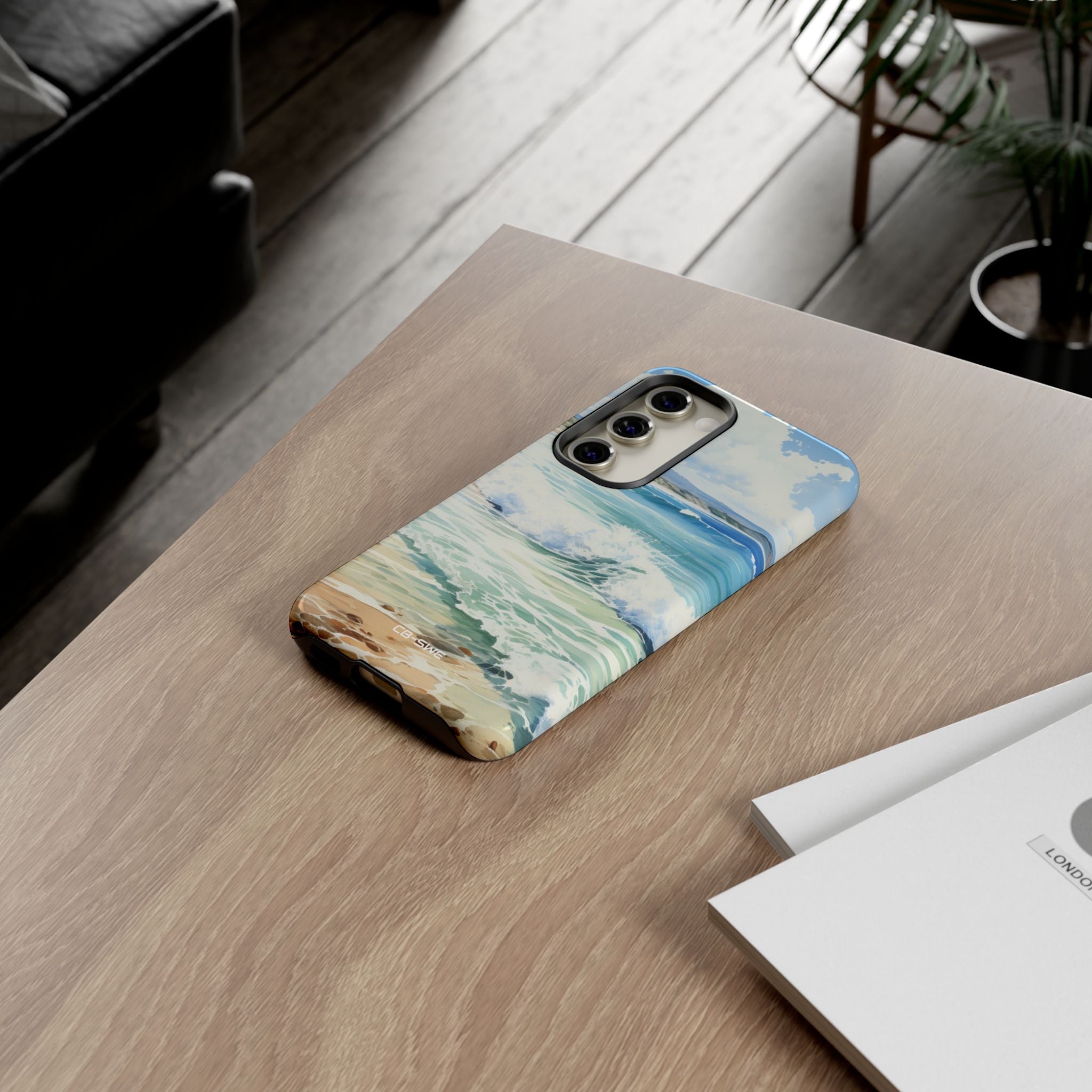 Serene Coastal Watercolors - Samsung Case