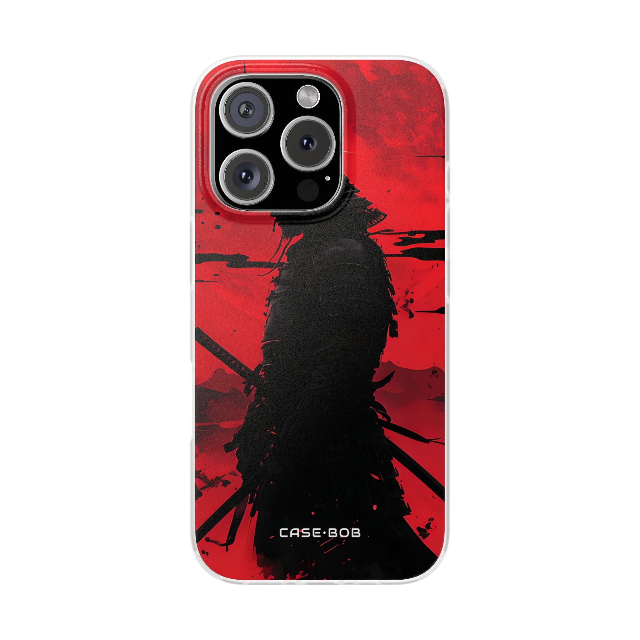 Crimson Samurai iPhone 16 Pro Case - Soft