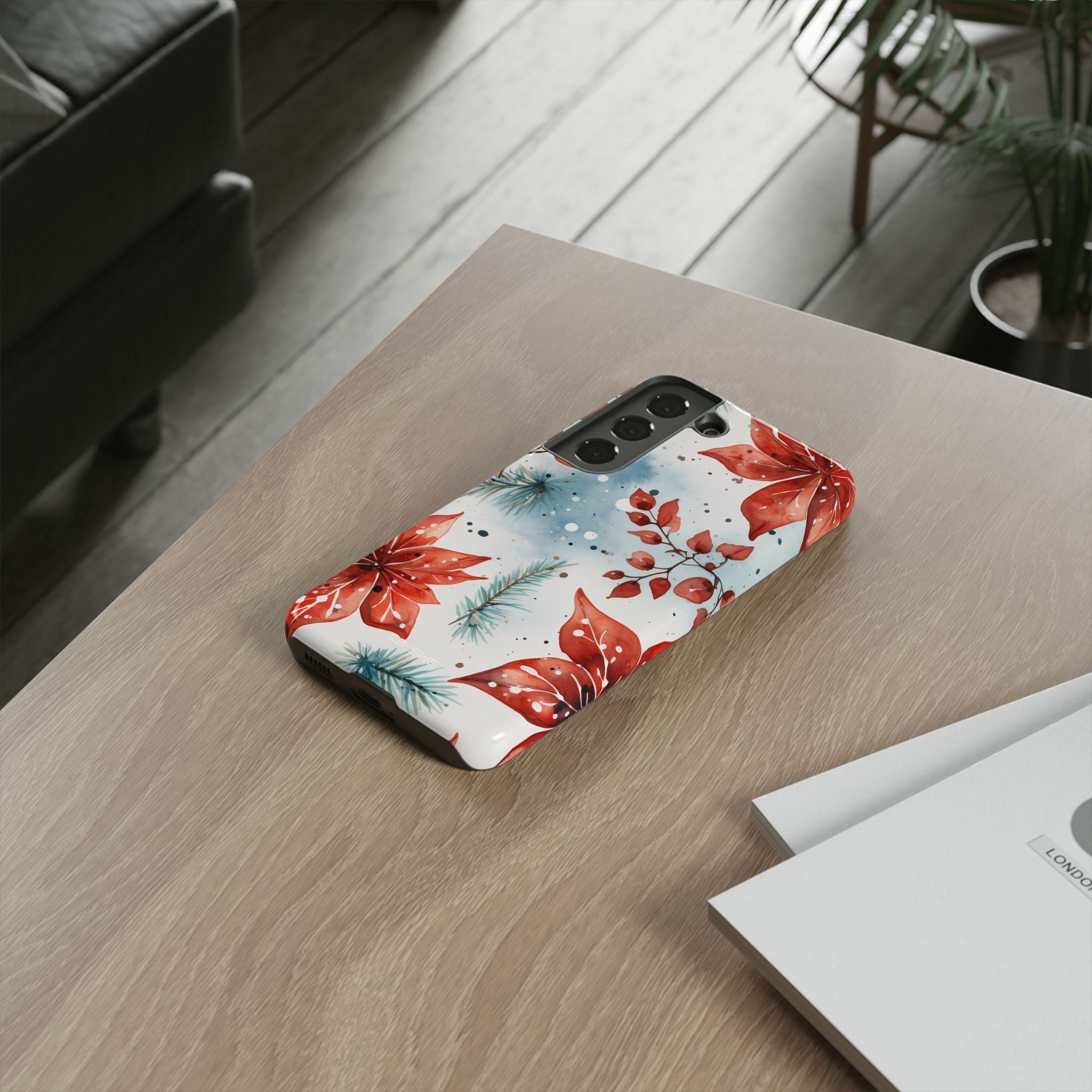 Poinsettias Bloom Bright - Samsung Case