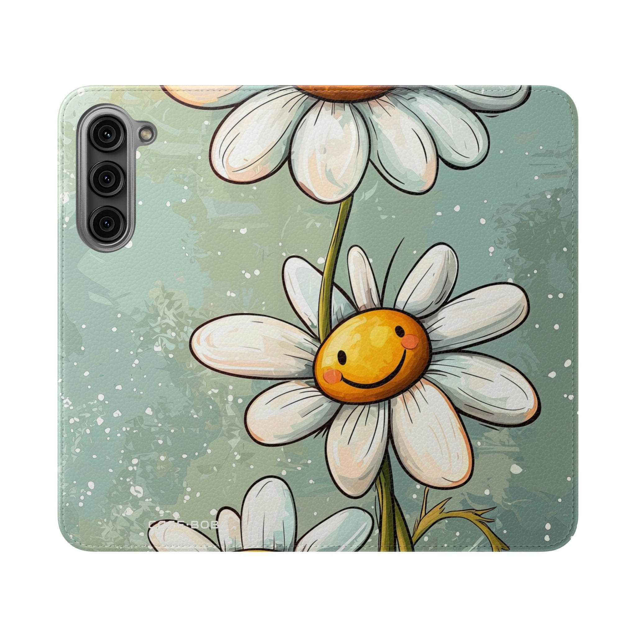 Smiling Daisies Burst - Samsung S23+ Case - Wallet