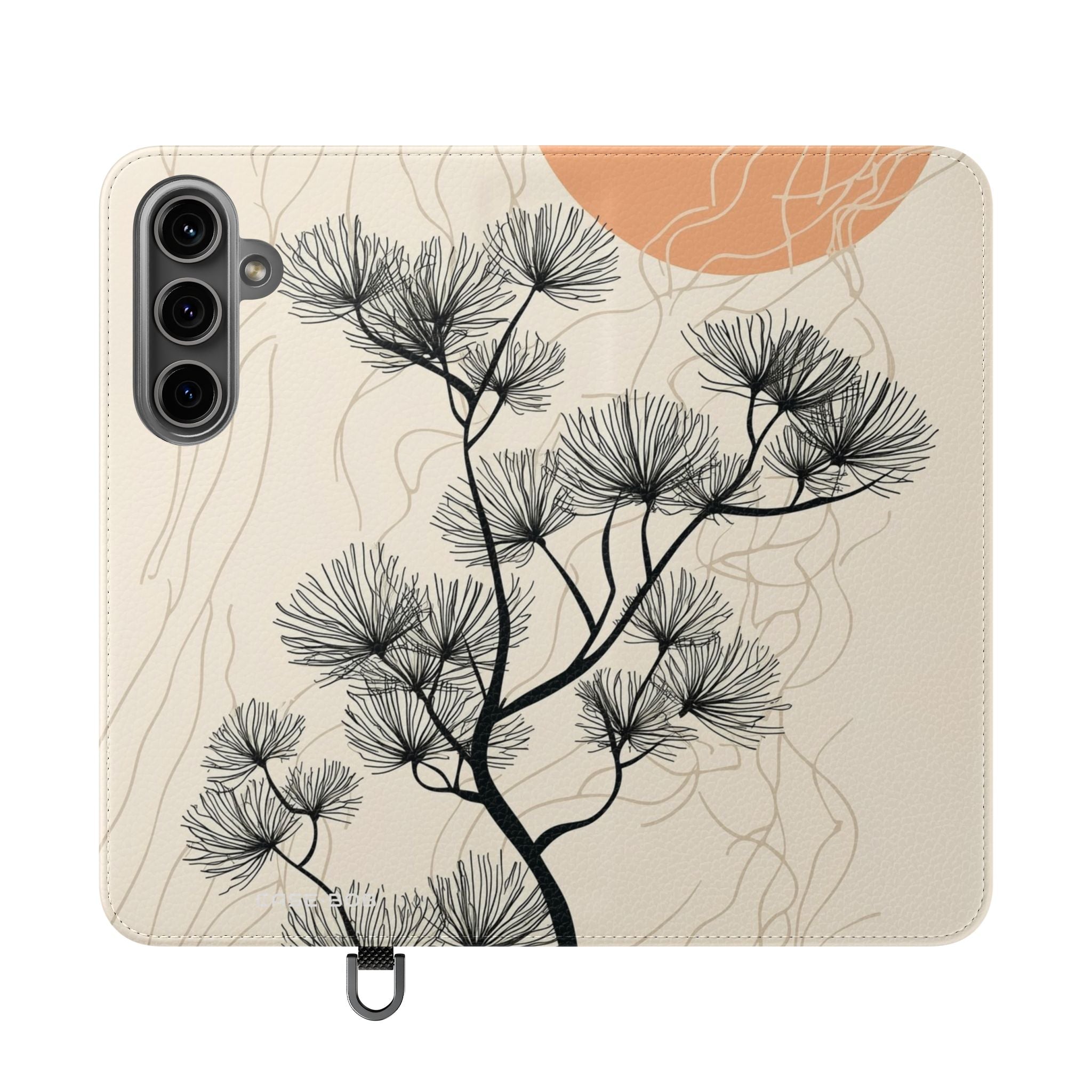 Spiky Tree Sunset - Samsung S24 Plus Case - Wallet
