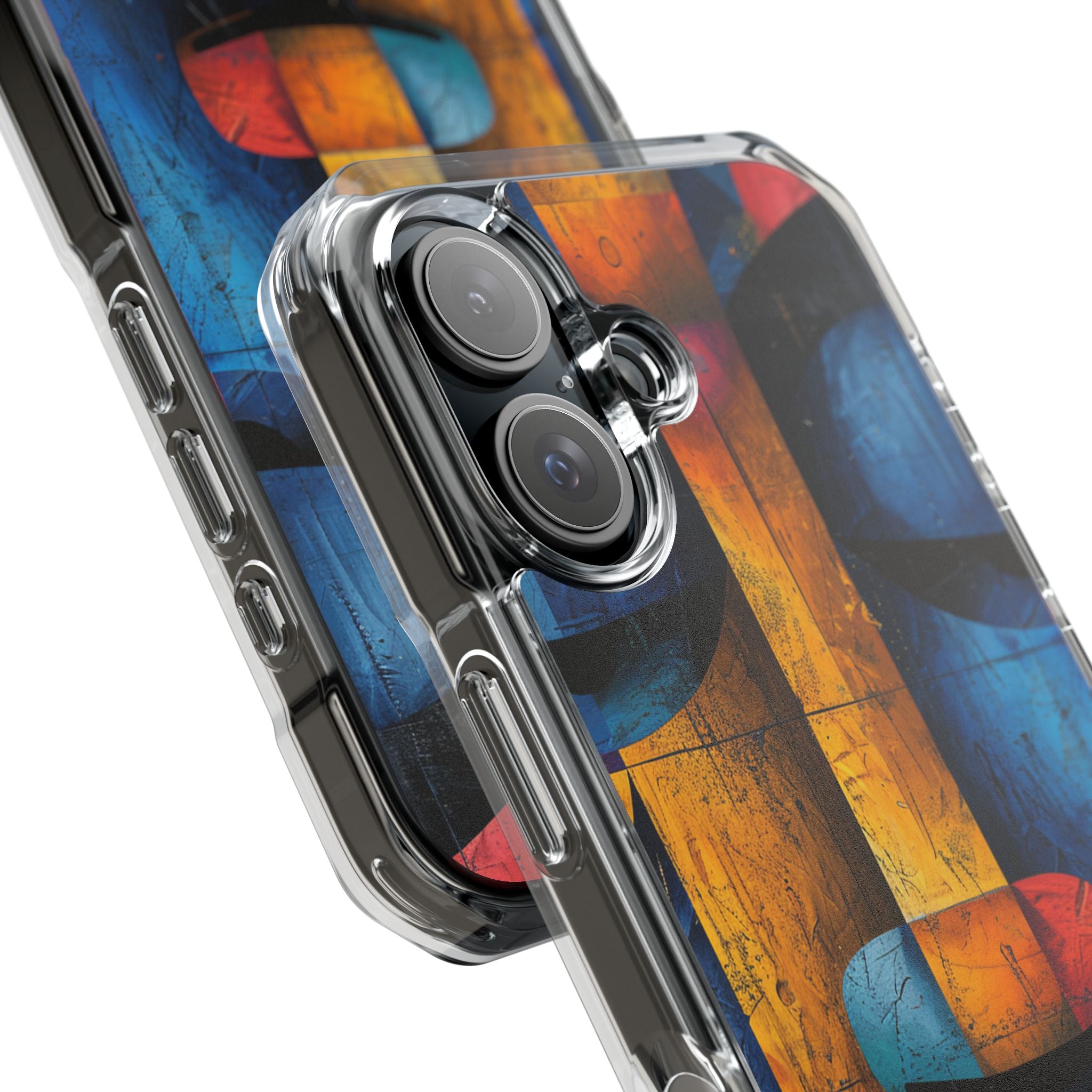 Geometric Face Fusion iPhone 16 - Impact Clear+