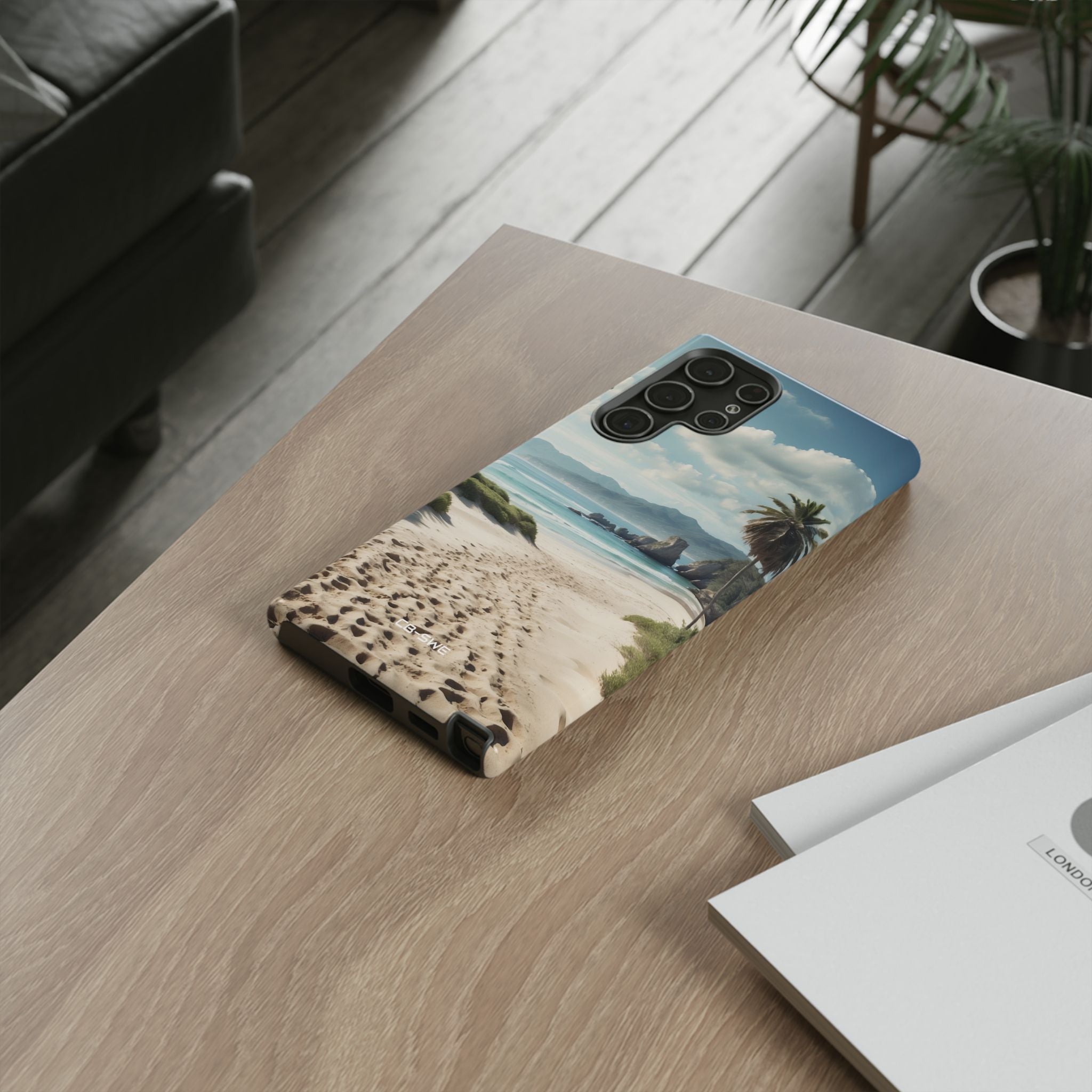 Footprints Trace Sand - Samsung Case