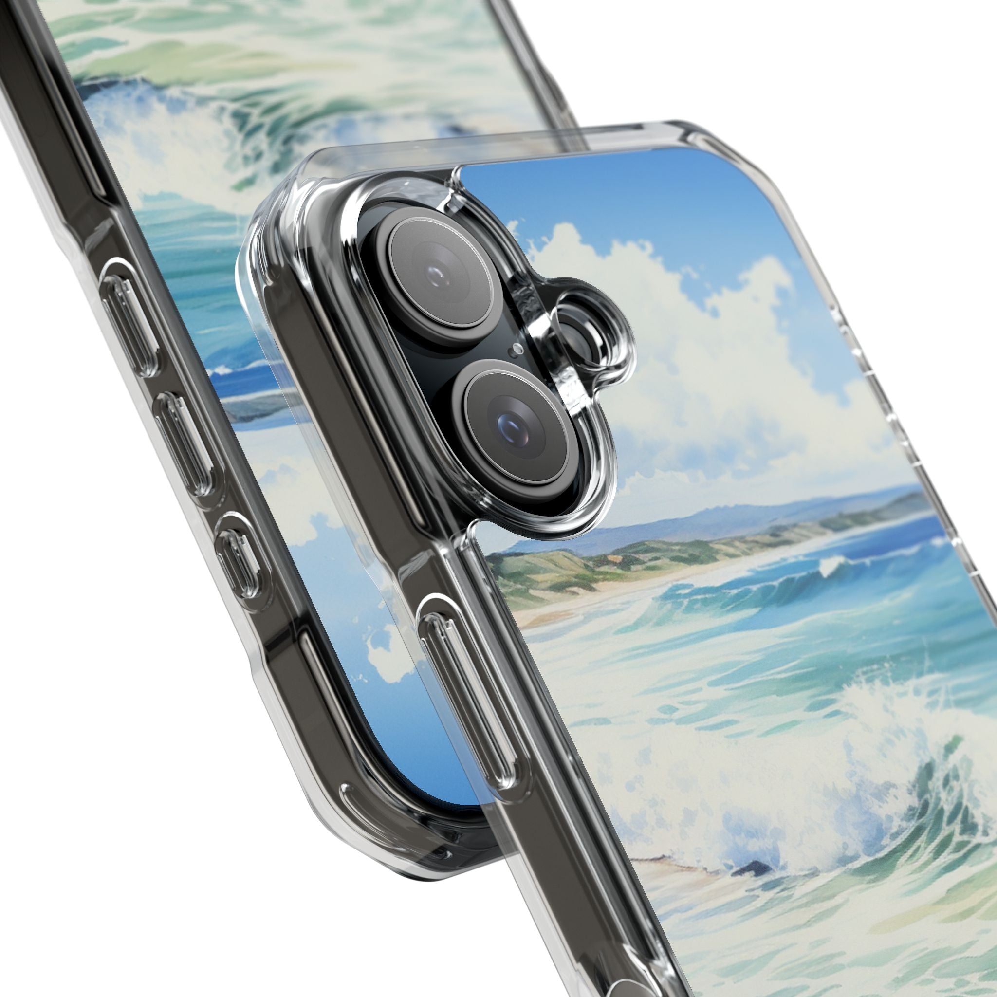 Serene Coastal Watercolors iPhone Case - Impact