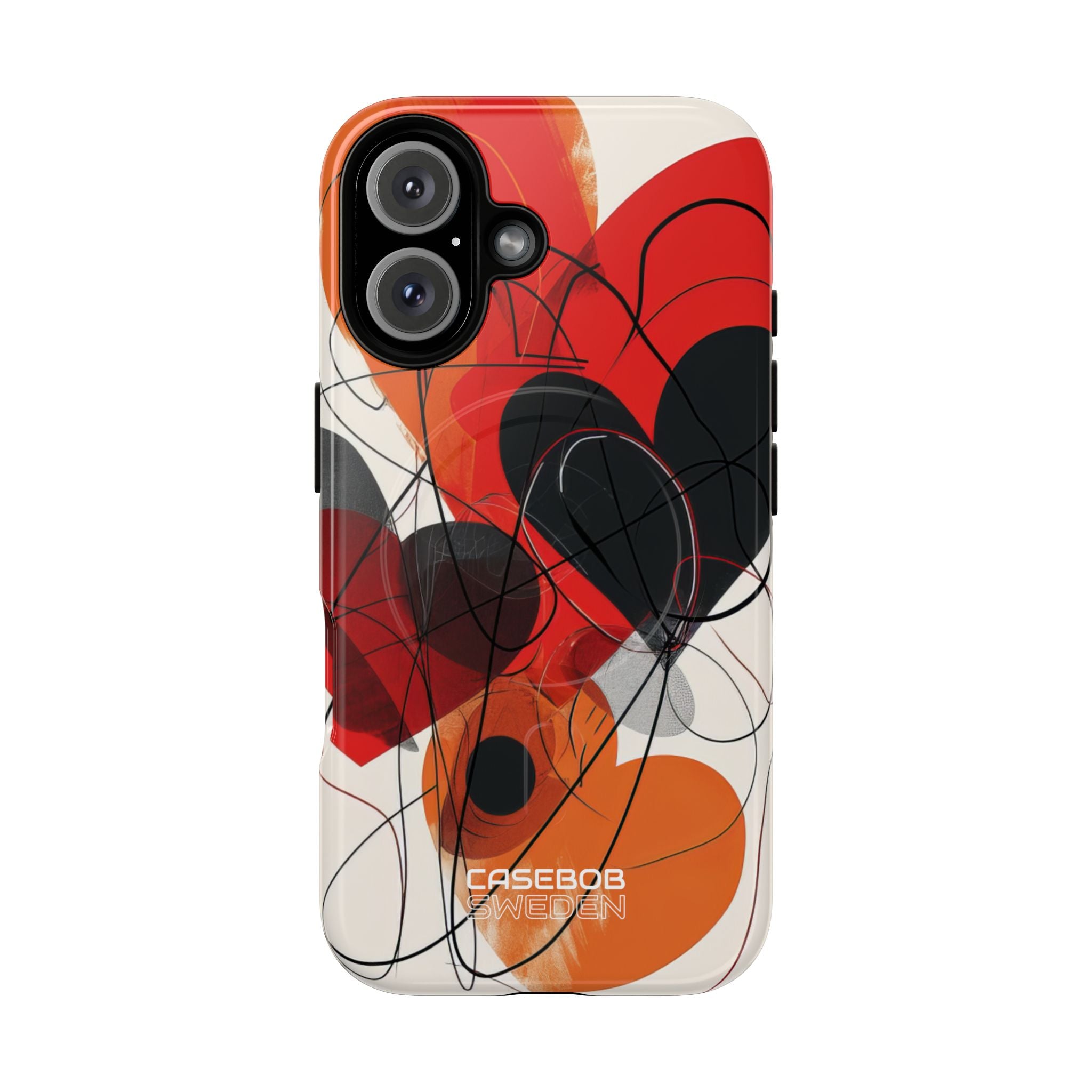 Crimson Motion Flow iPhone 16 - Tough+
