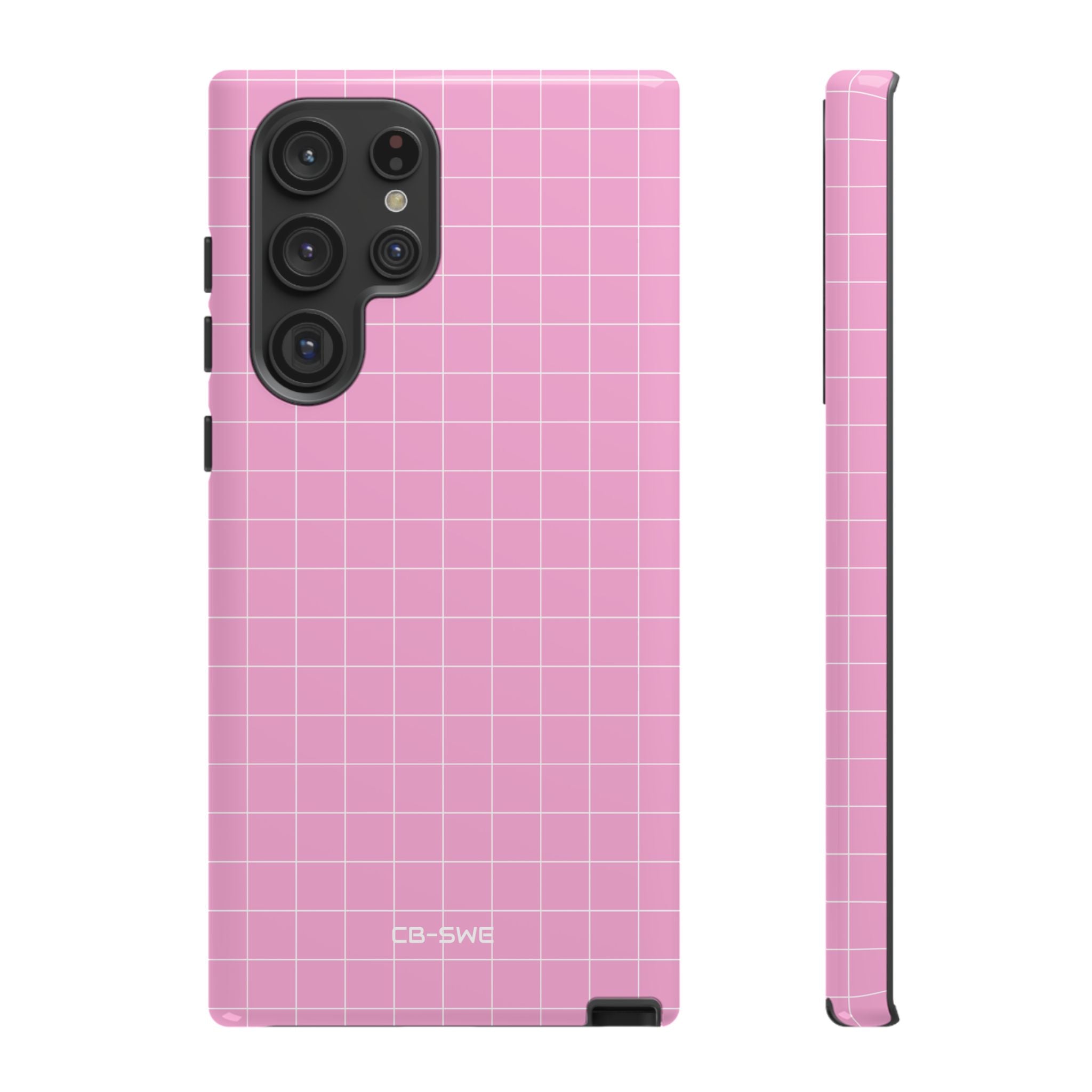 Pink Squares Align - Samsung Case