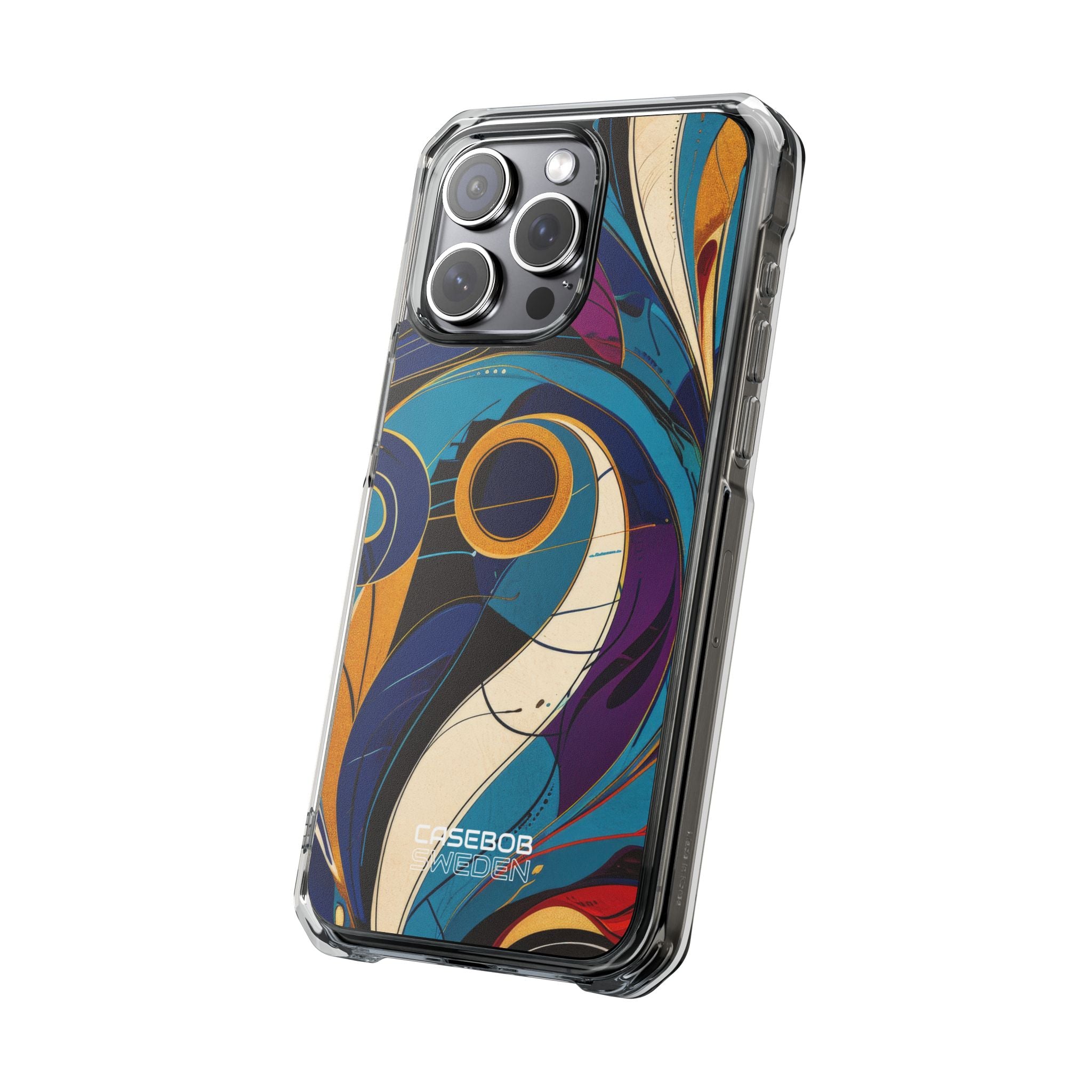 Swirling Copper Dreams iPhone 15 - Impact Clear+