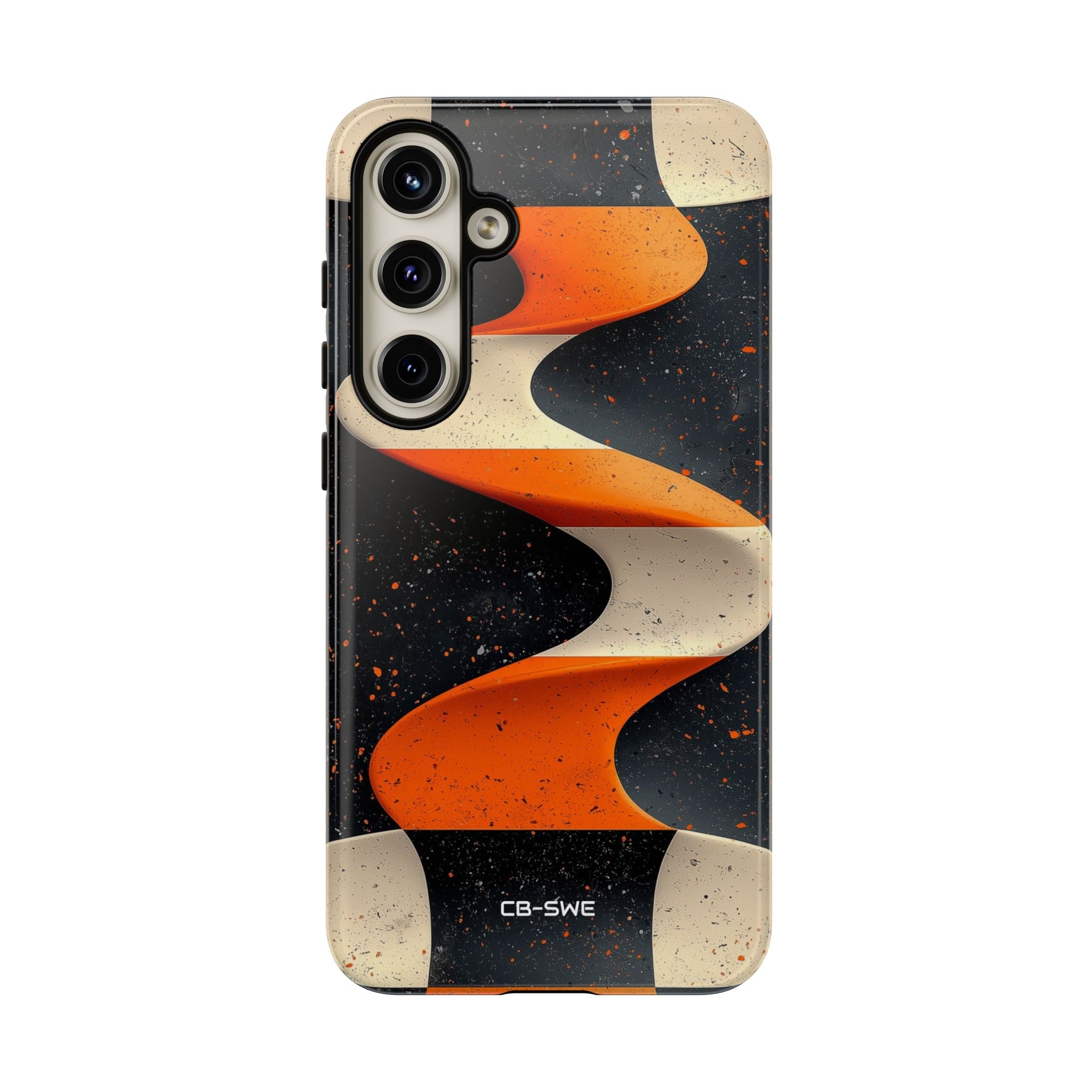 Orange Waves Flow - Samsung Case