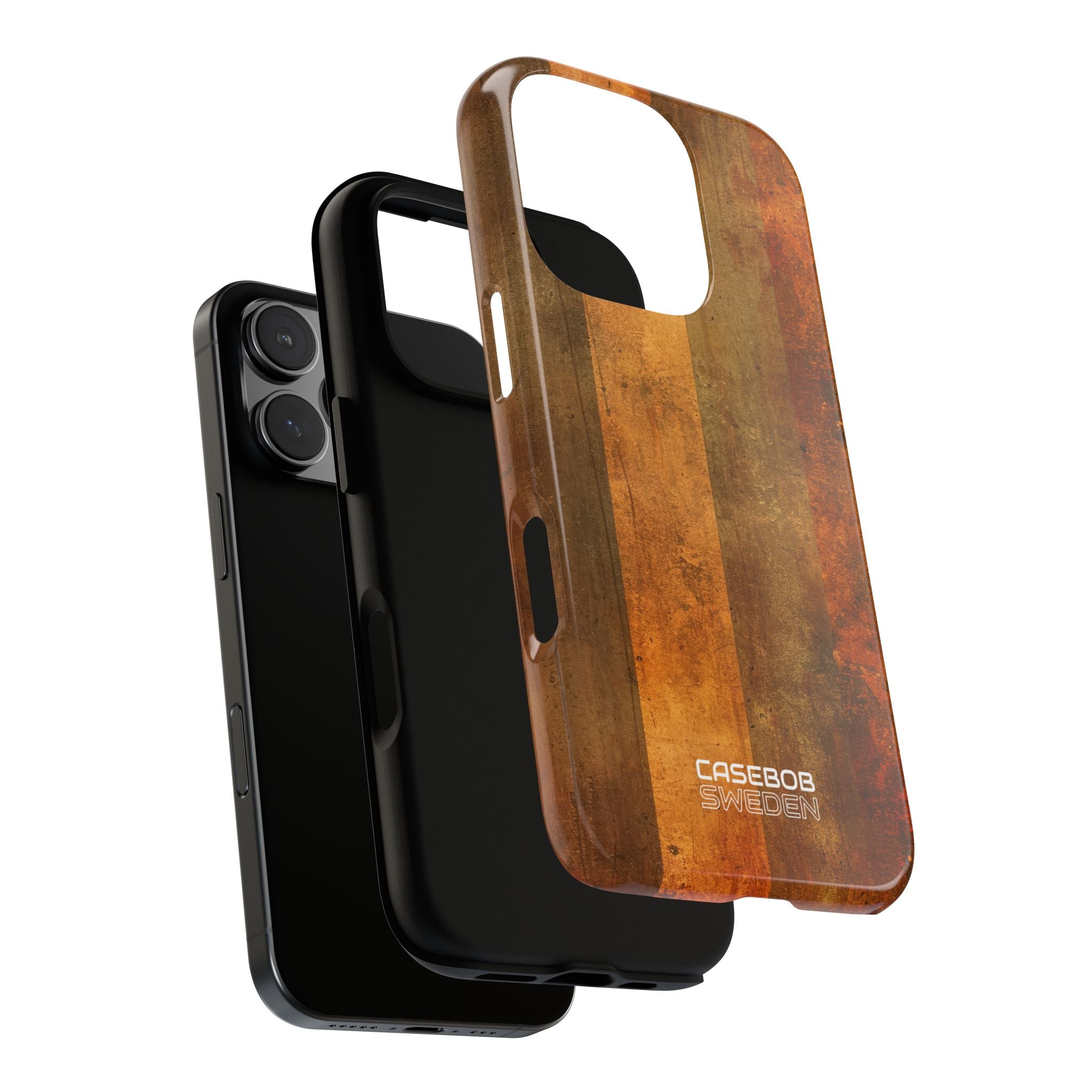 Rustic Striped Texture iPhone 16 - Tough