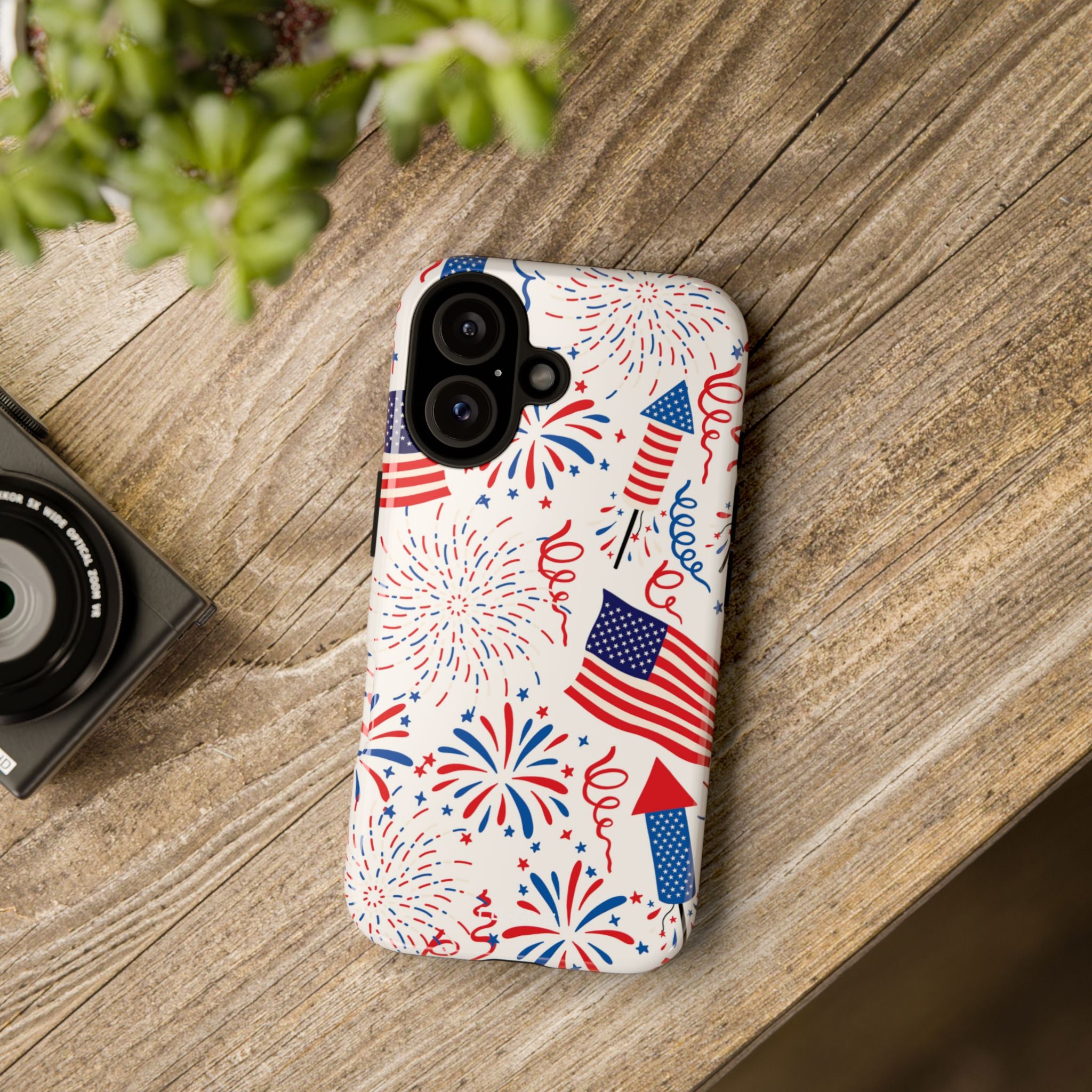 Fireworks Burst Bright - iPhone Case