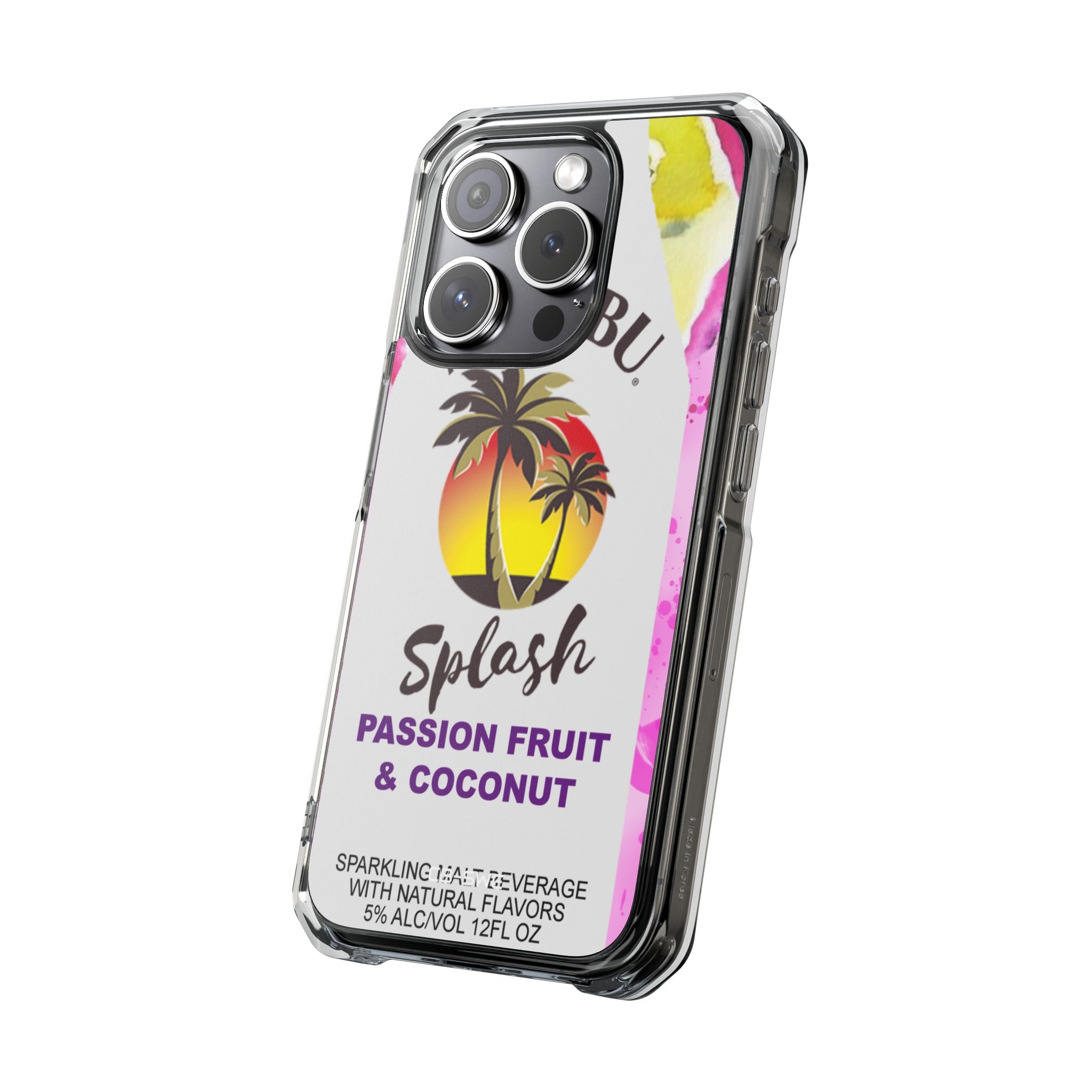 Tropical Sunset Splash iPhone Case - Impact