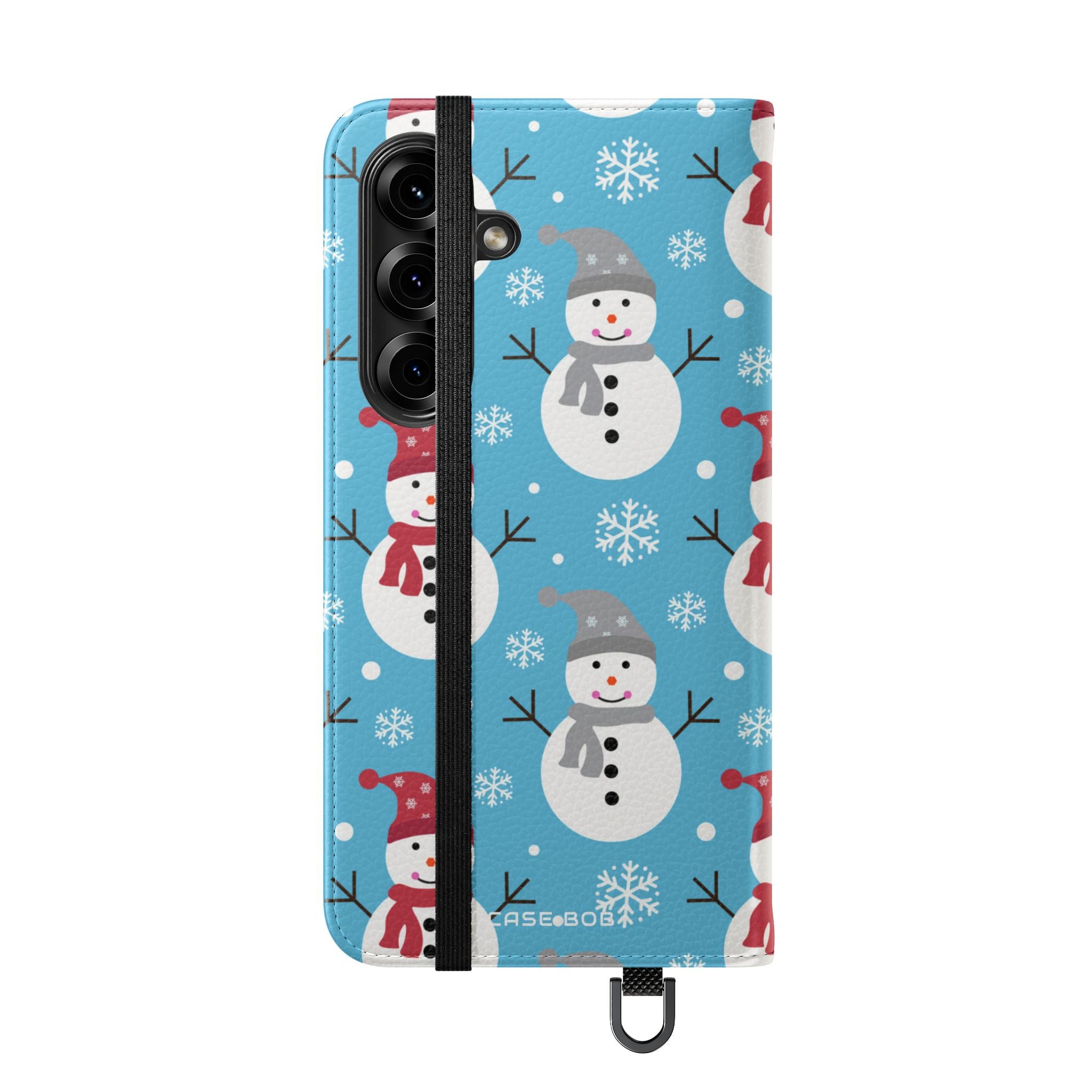 Lumihiutaleen hehku - Samsung S25 Case - Lompakkotasku