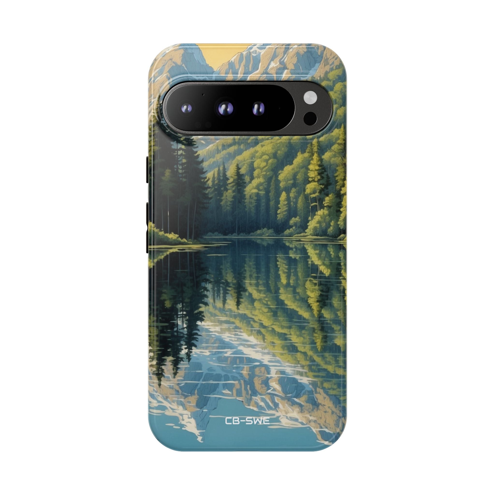 Mountain Peaks Reflect - Google Pixel Case