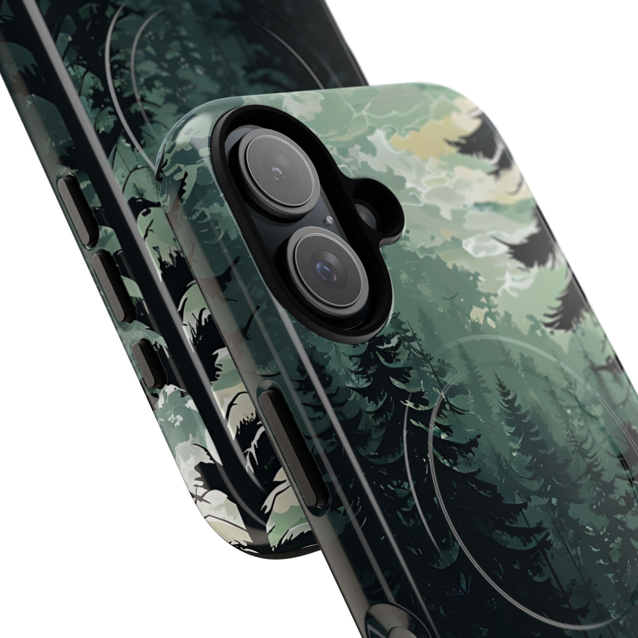 Serene Forest Landscape Phone Cover iPhone 16 - Tough+