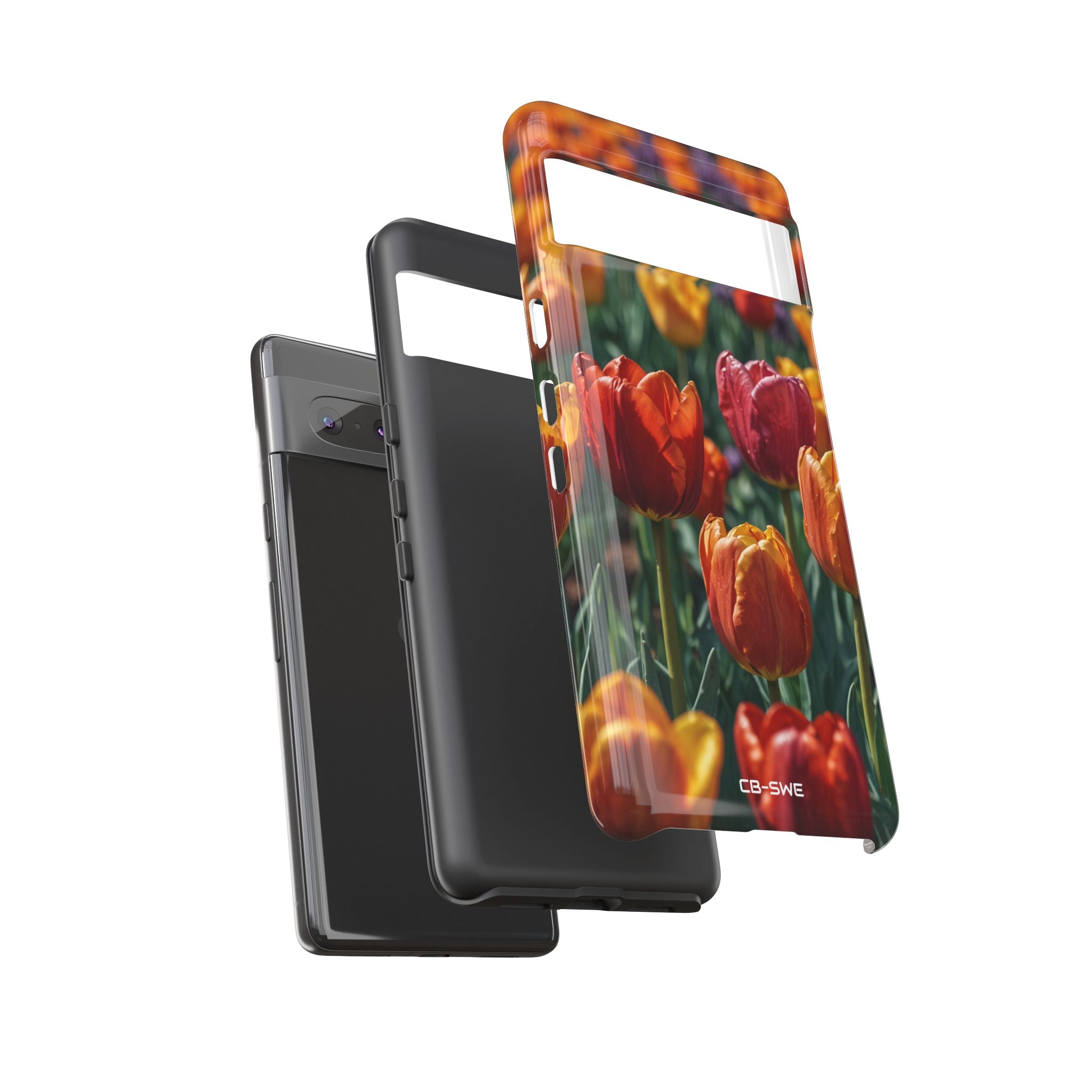 Tulips Embrace Breeze - Google Pixel Case