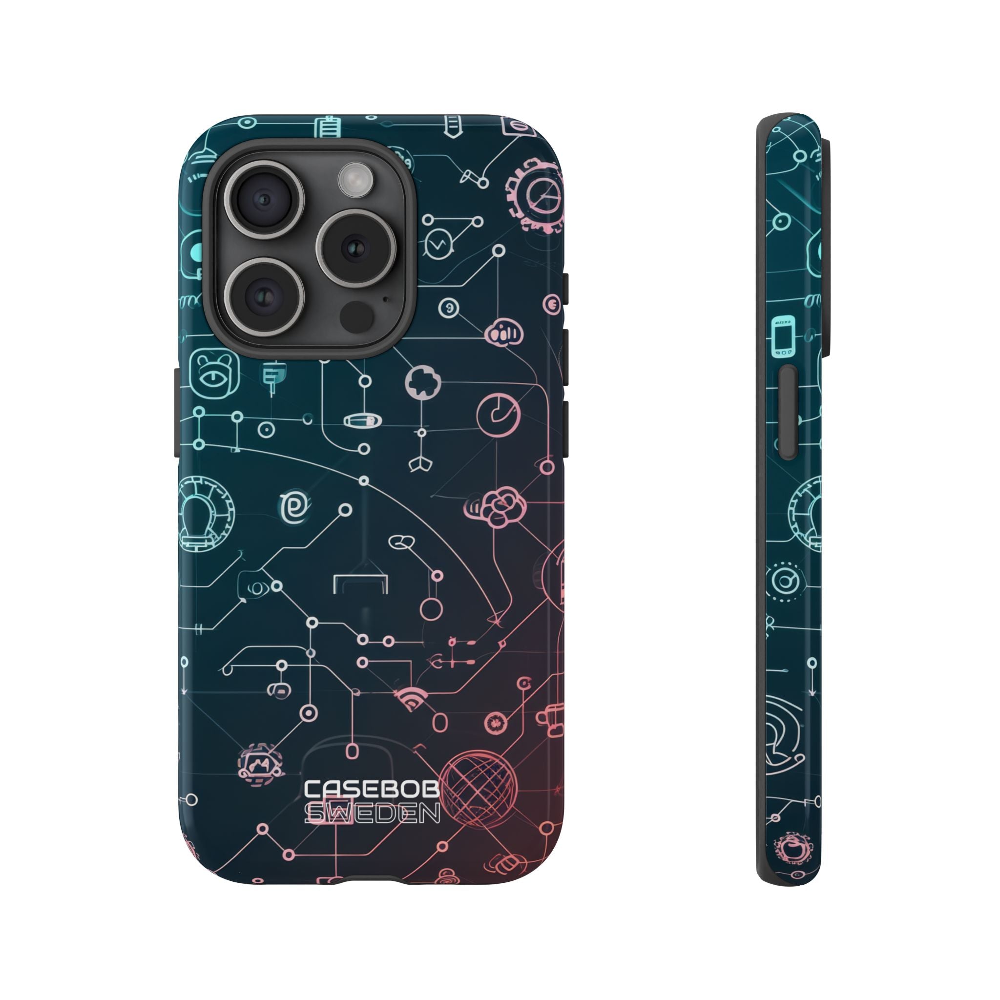 Digital Circuit Flow iPhone 15 - Tough