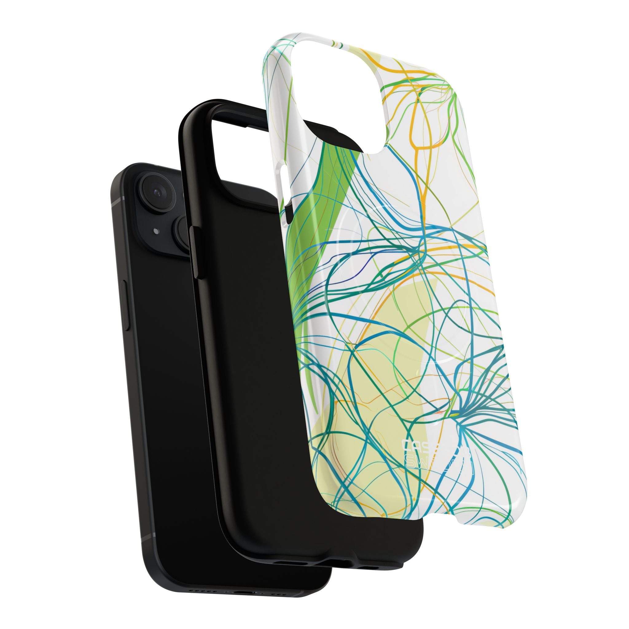 Correnti del fiume che si attorcigliano iPhone 15 - Tough+