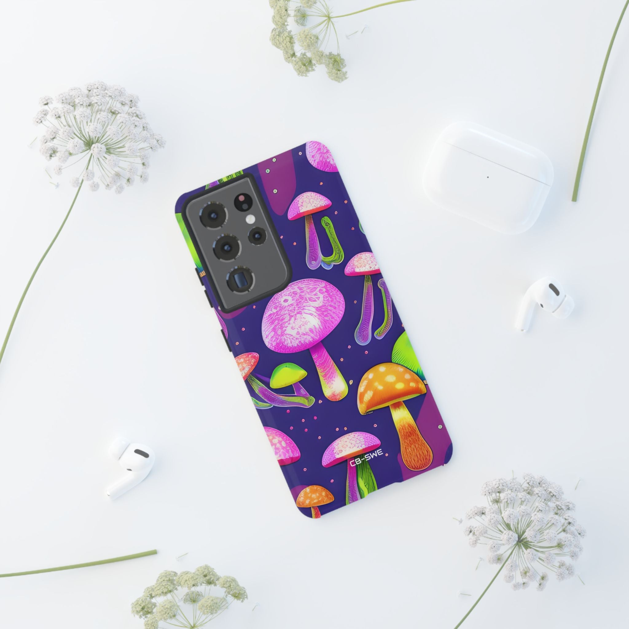 Neon Mushroom Dreams - Samsung Case