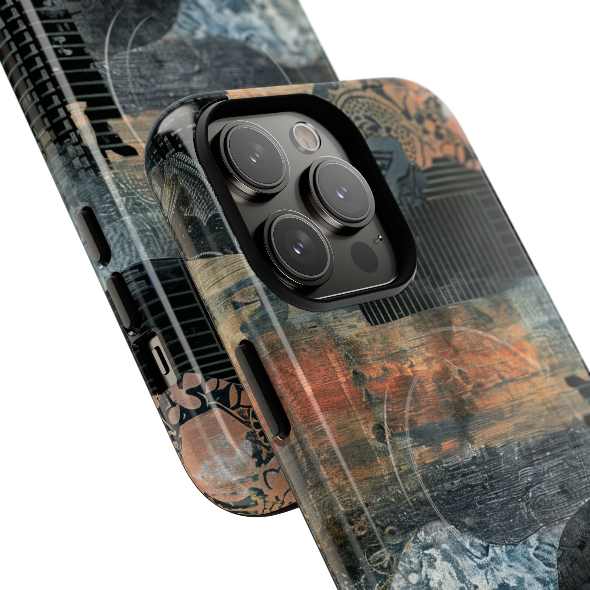 Rust Bloom Tangle iPhone 14 - Tough+