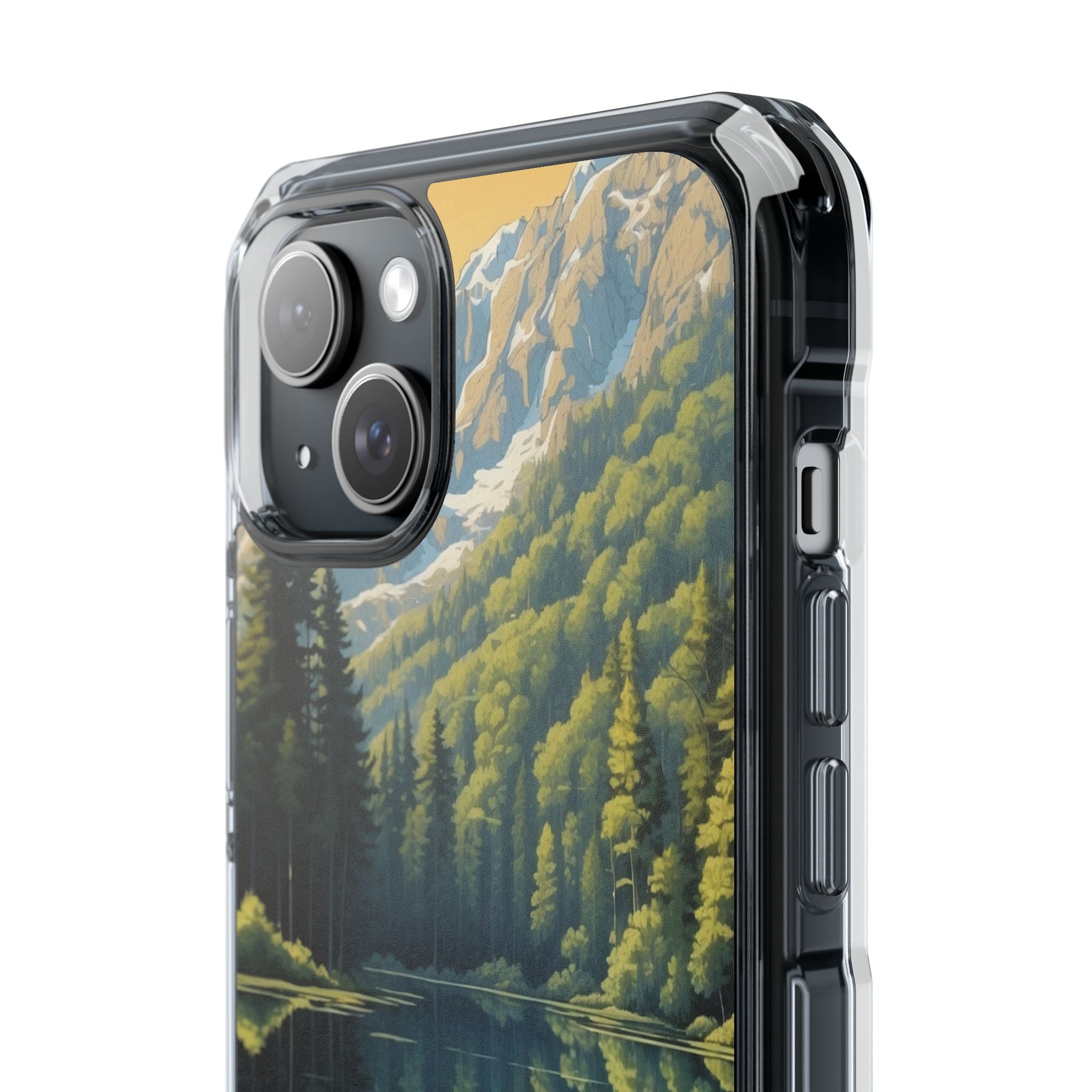 Mountain Peaks Reflect iPhone Case - Impact