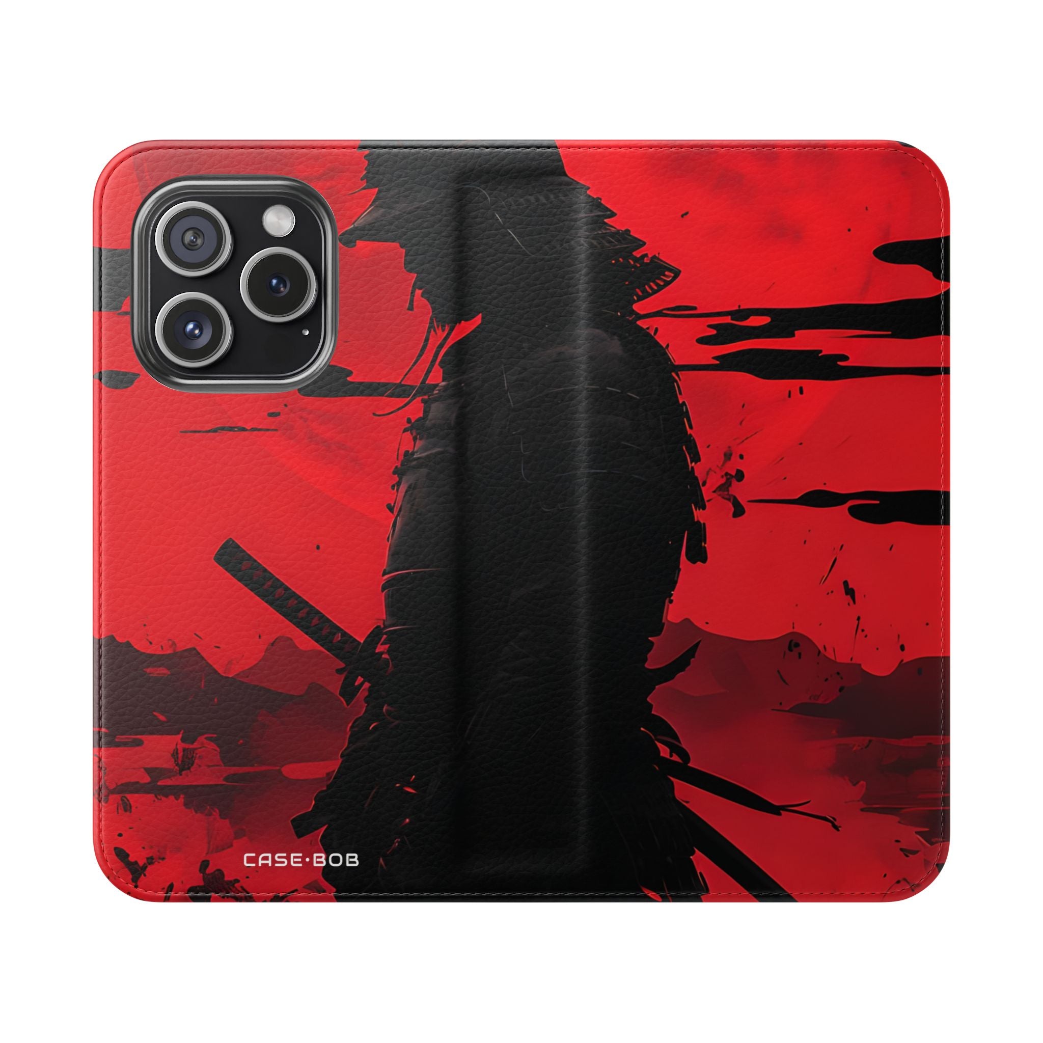 Samurai Moon - iPhone 15 Pro Case - Wallet