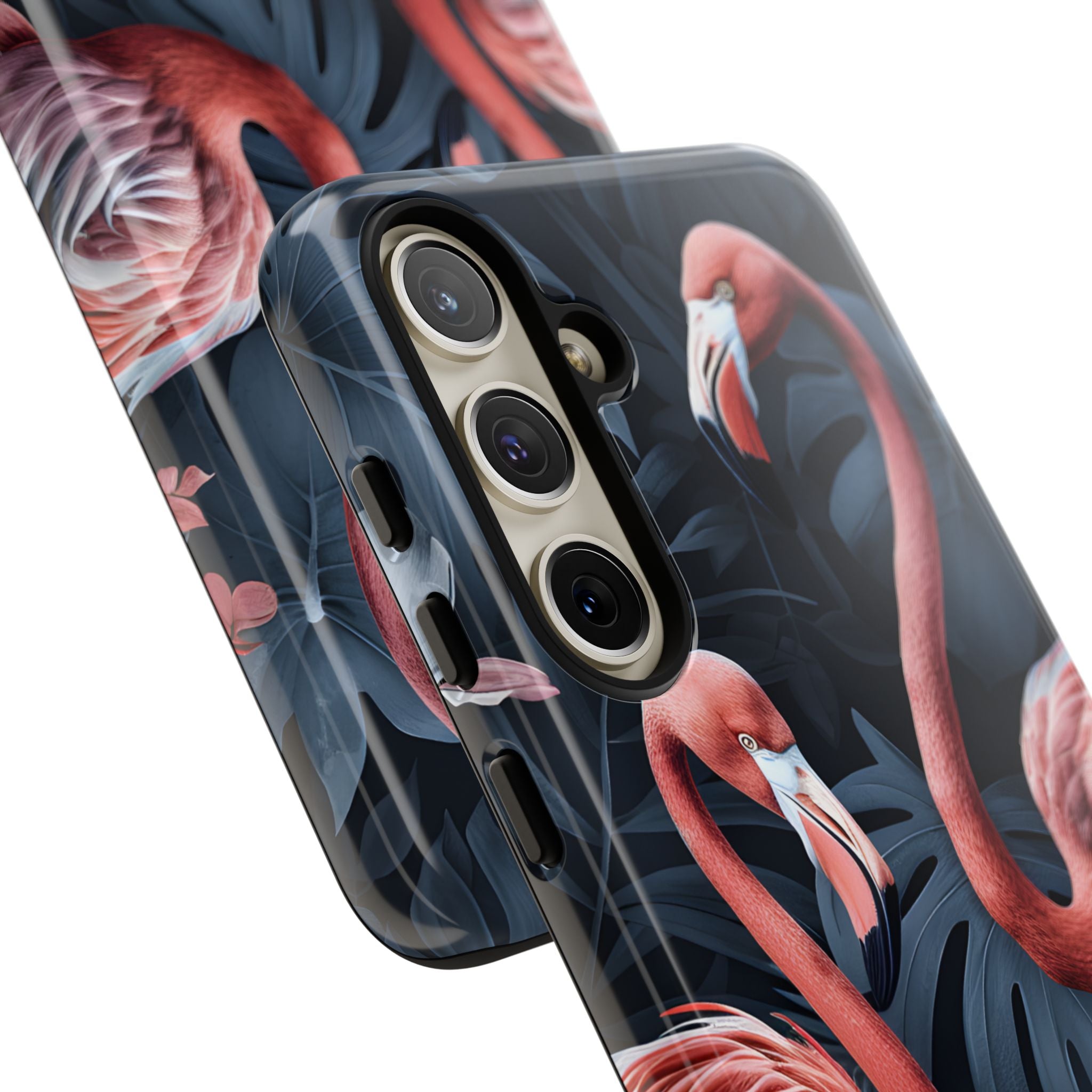 Flamingos Embrace Nature - Samsung Case