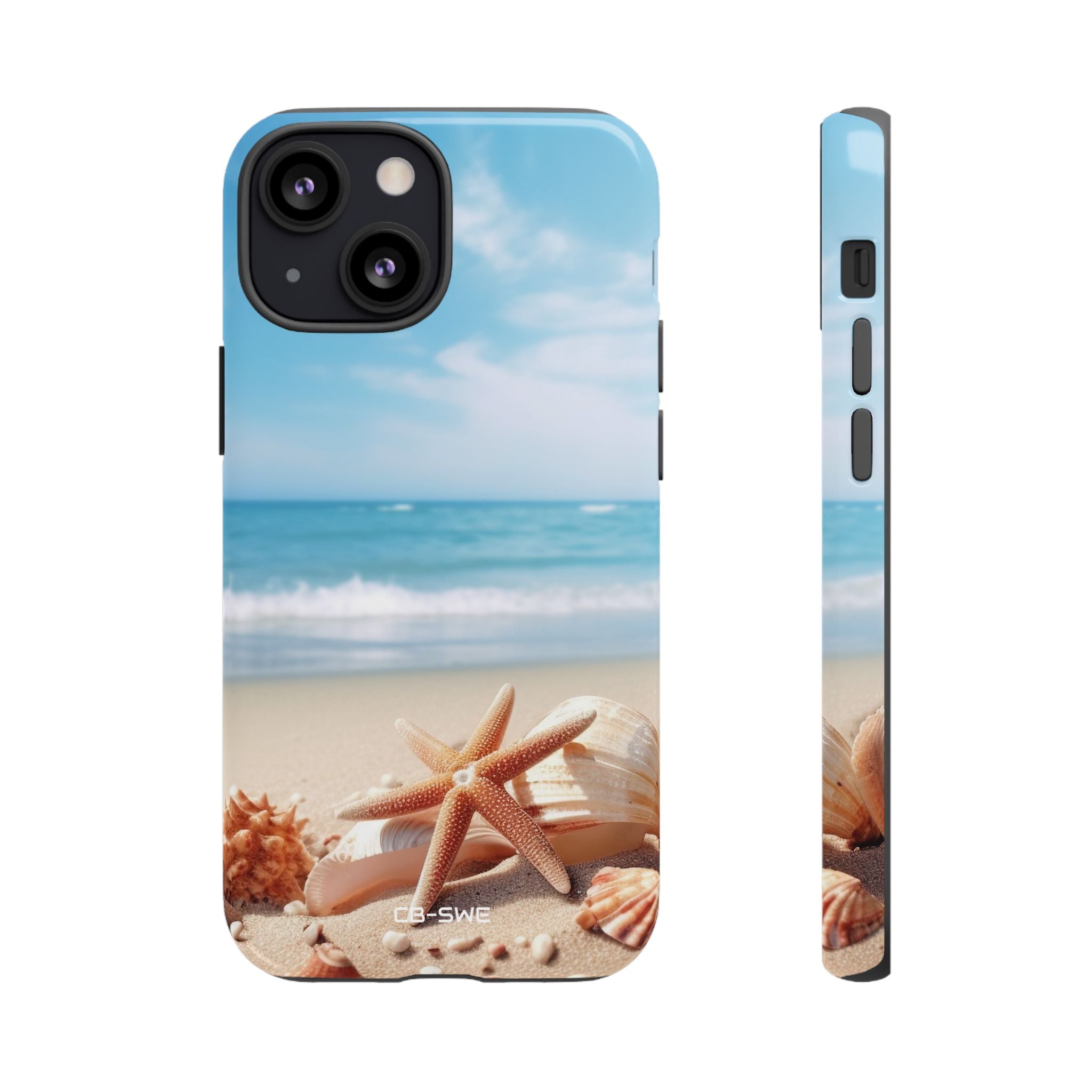 Shells Rest Beneath Waves - iPhone Case