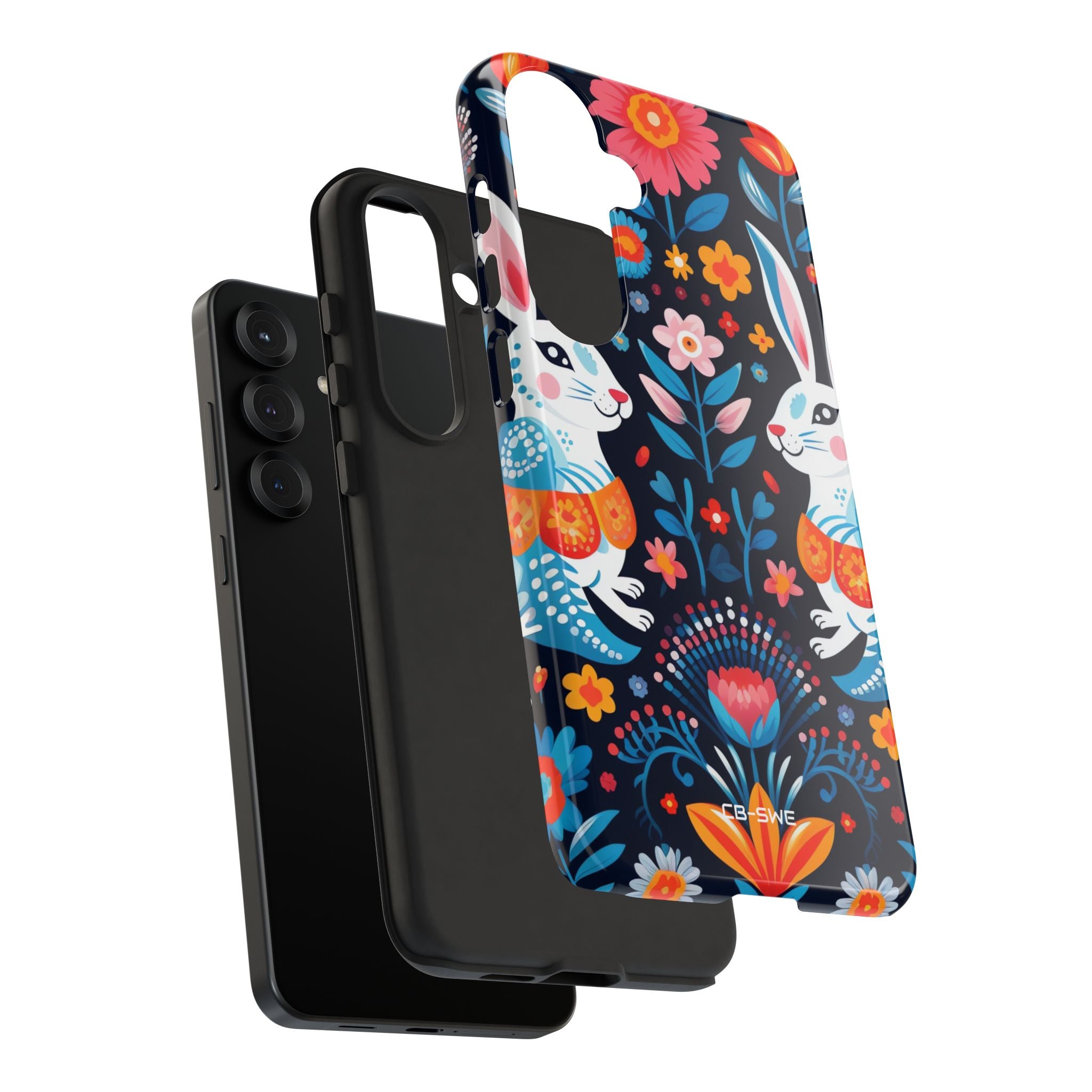 Bunnies Hop Flowers - Samsung Case