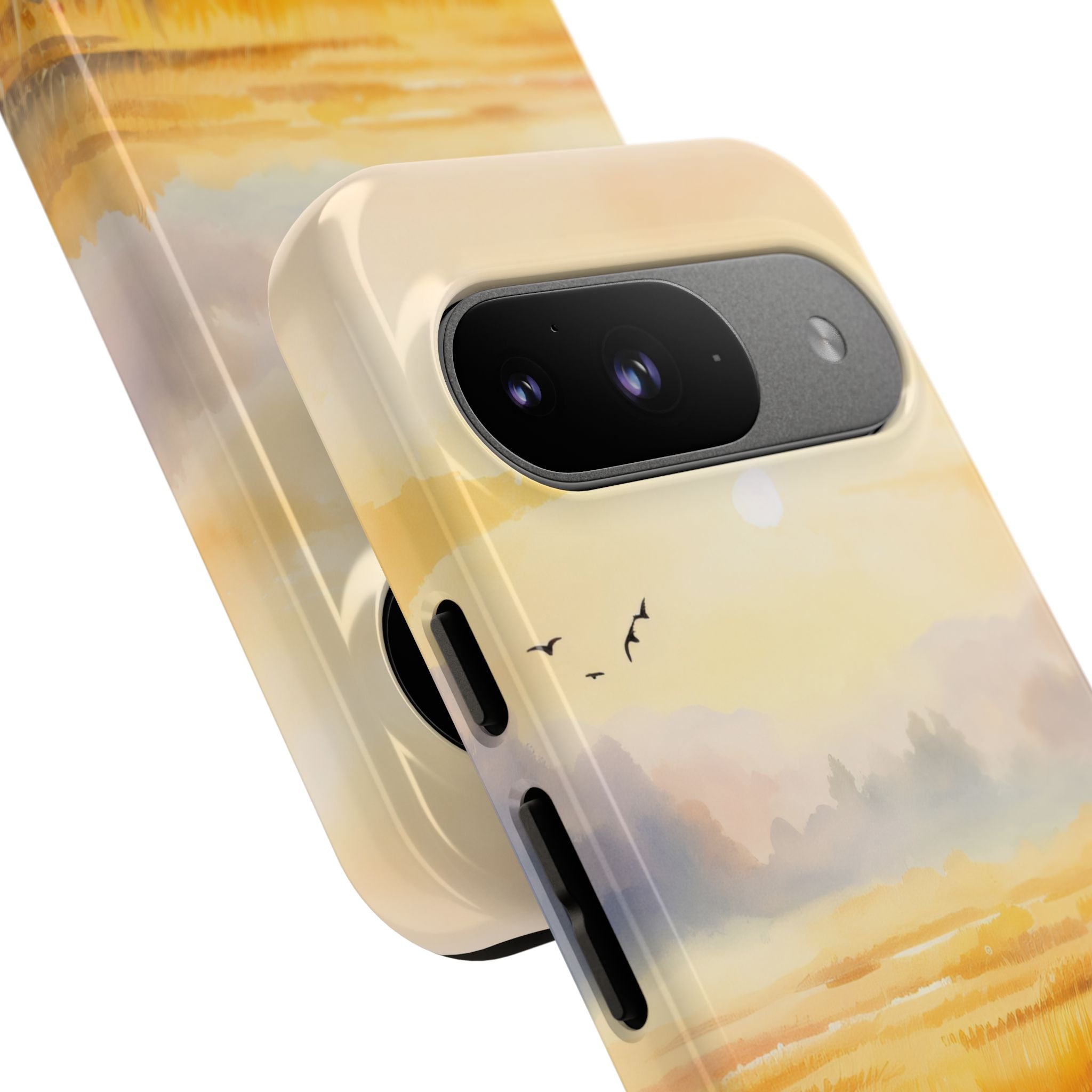 Glowing Sunrise Google Pixel 9 Case - Tough