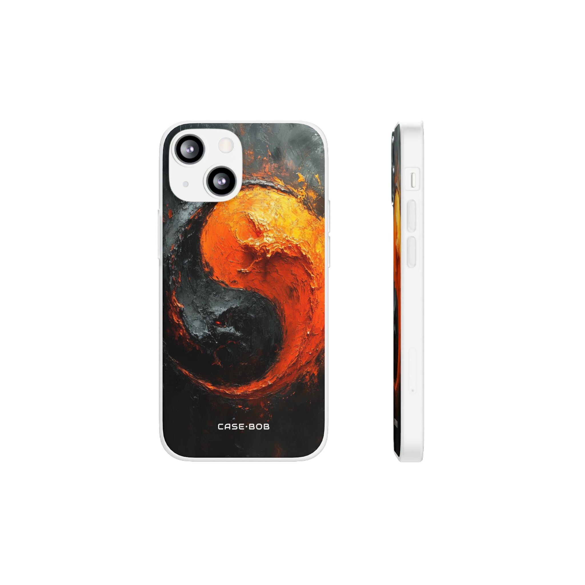 Molten Yin-Yang iPhone 13 mini Case - Soft