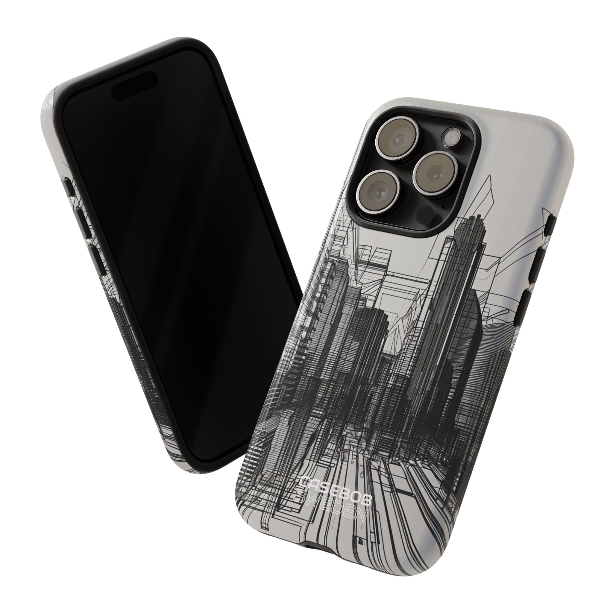 Urban Line Maze iPhone 15 - Resistente