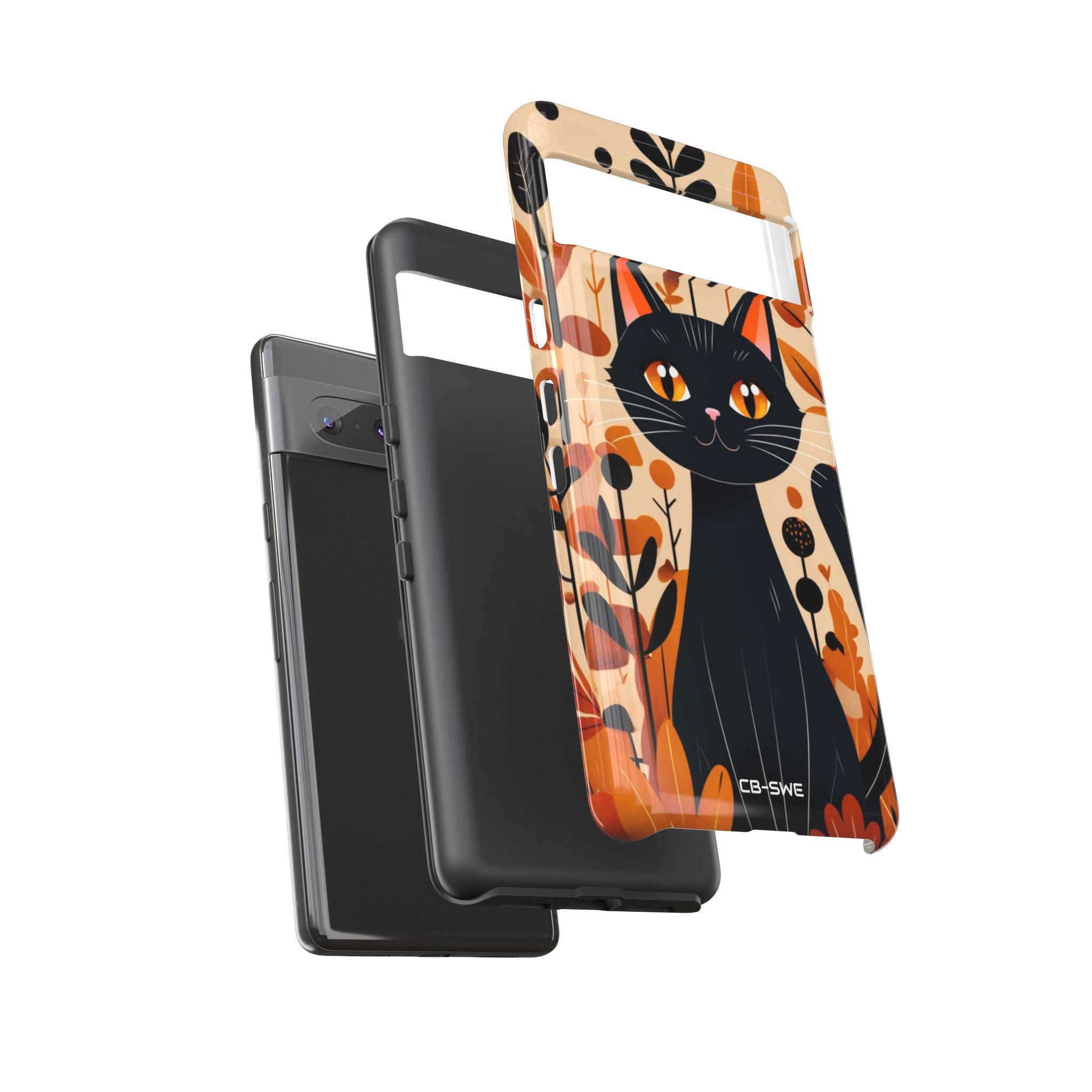 Autumnal Cat Whimsy - Google Pixel Case