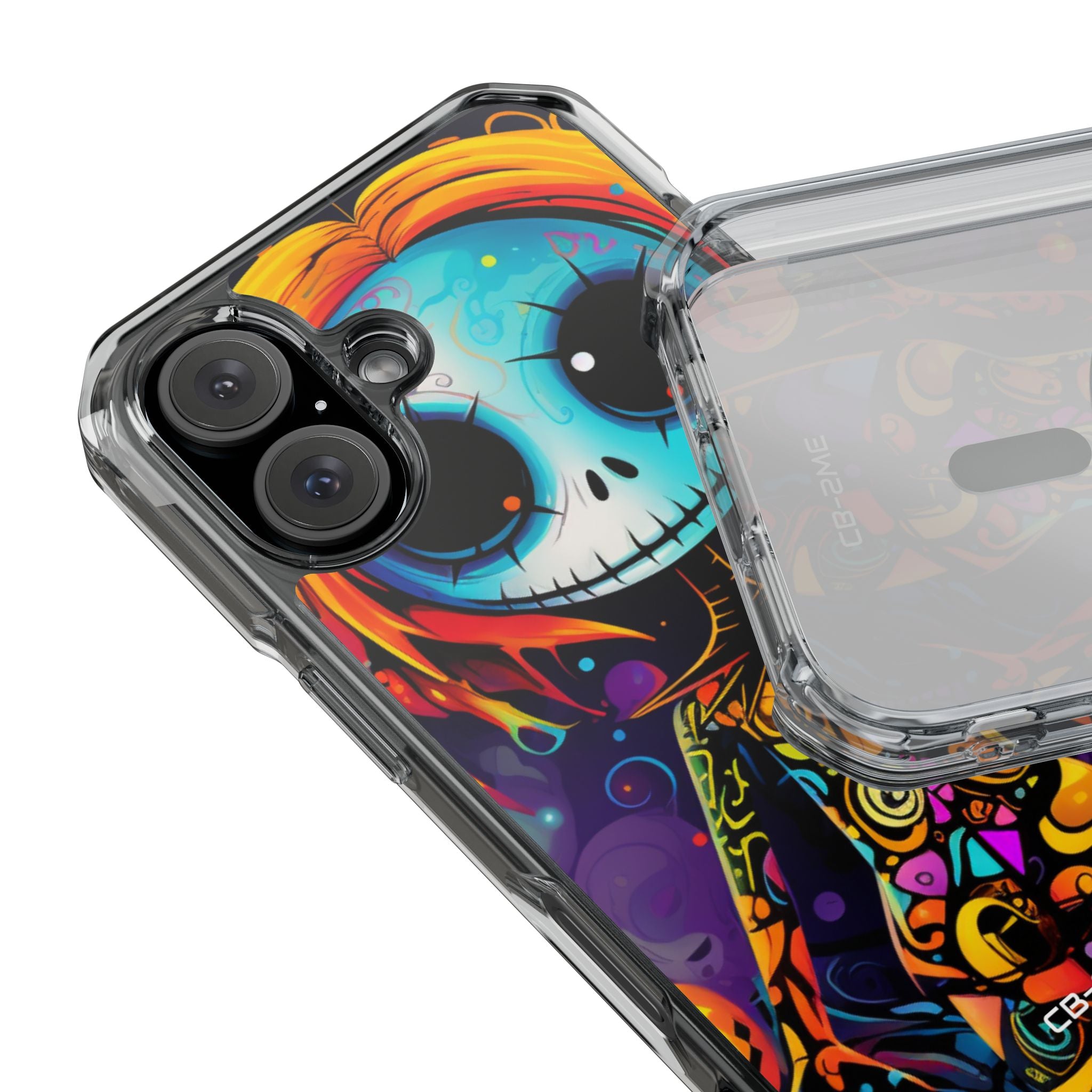 Skeletal Figure Laughs iPhone Case - Impact