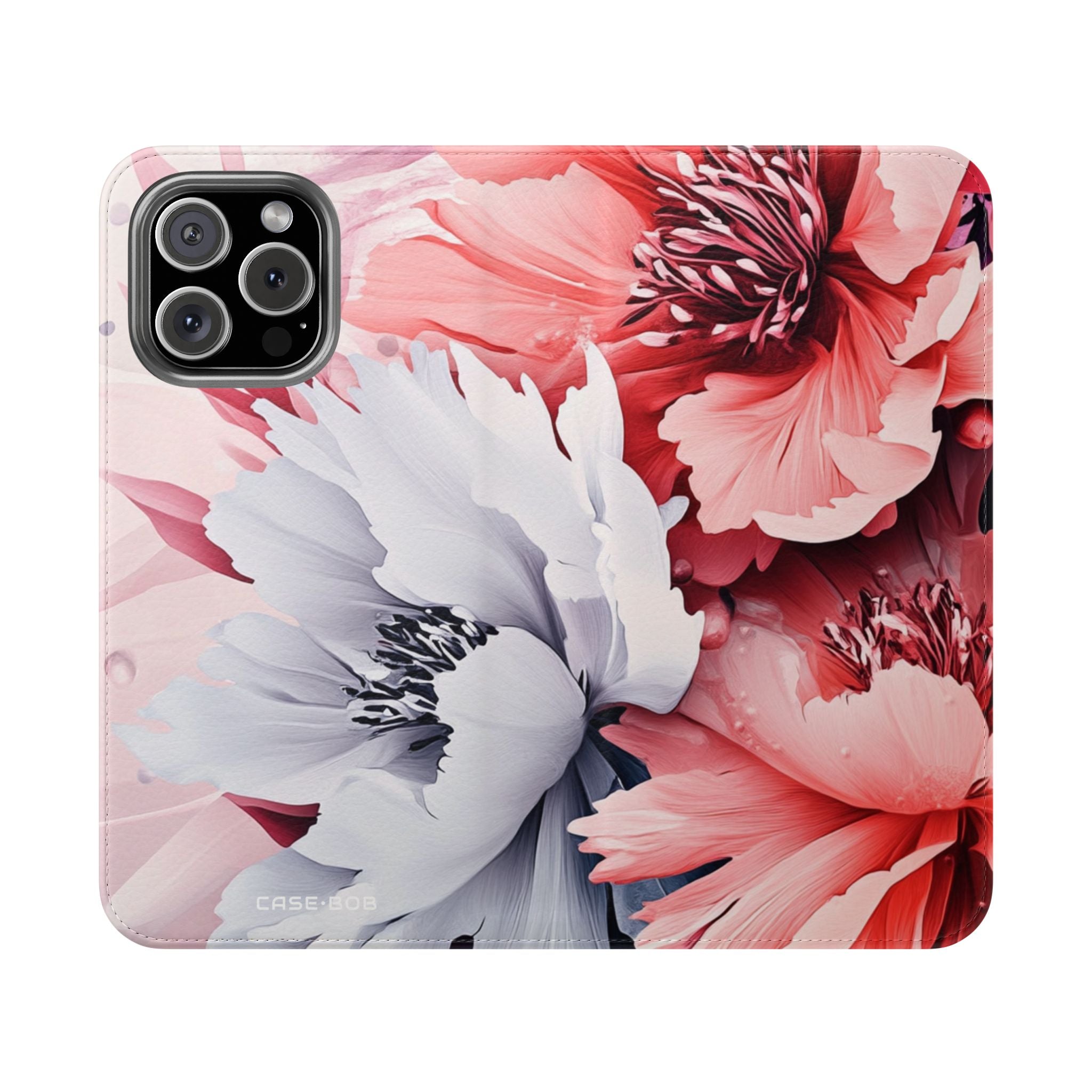 Coral Blossom - iPhone 16 Max Case - Wallet